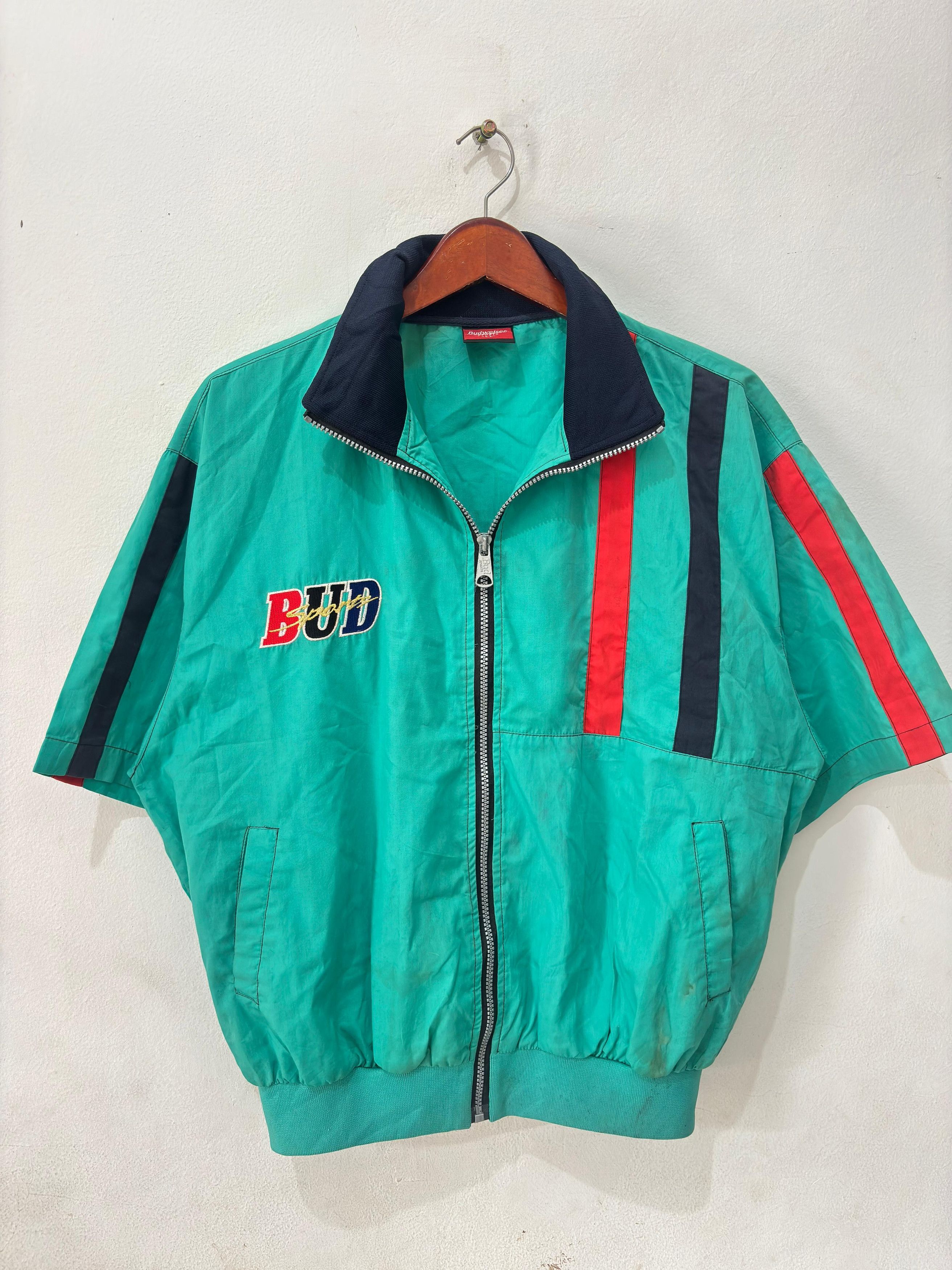Vintage Very rare vintage 80's budweiser bud sports racing jacket Size US XL / EU 56 / 4 - 5 Thumbnail