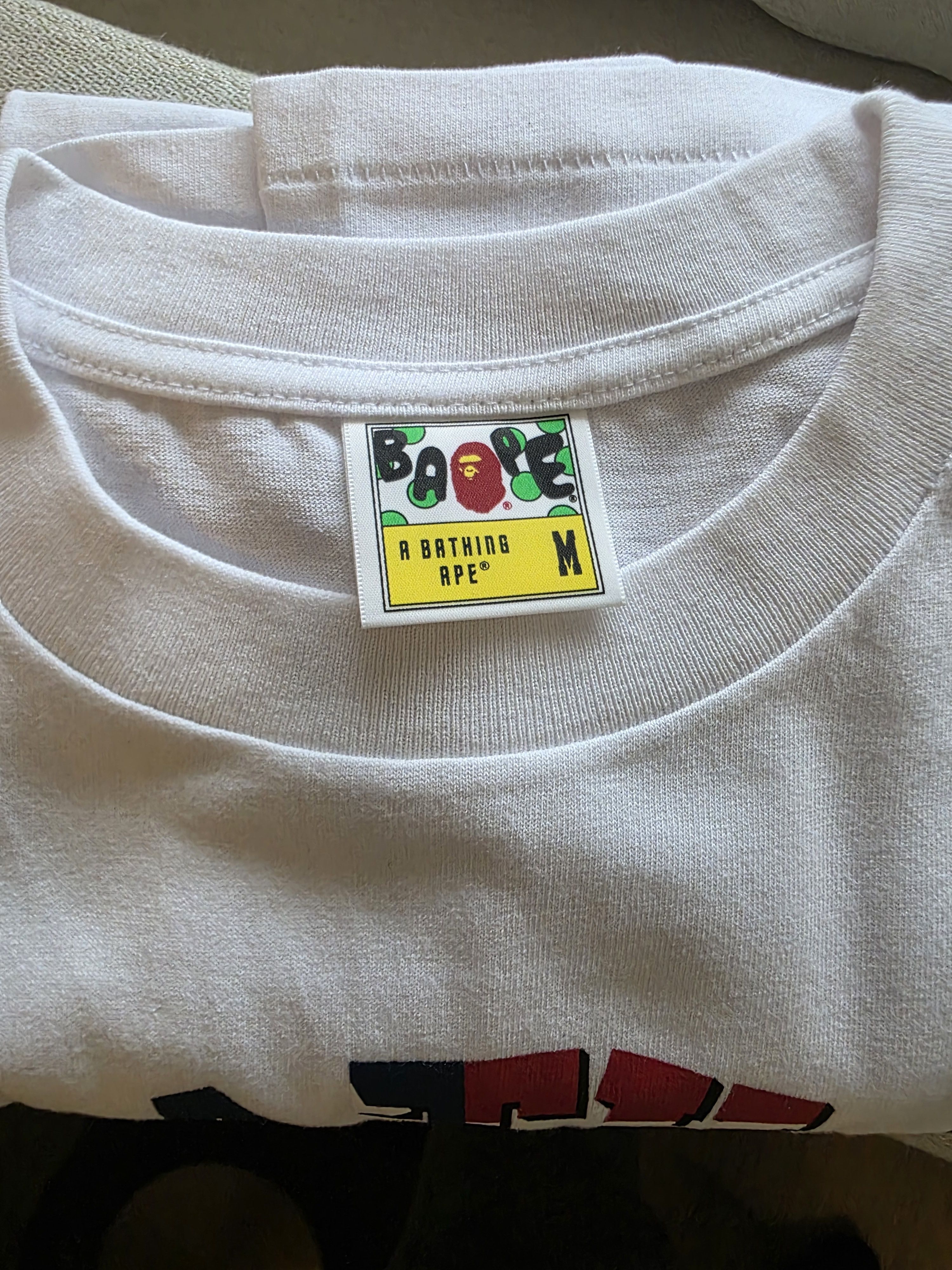 Bape Bape A Bathing Ape Head USA Flag Tee Size US M / EU 48-50 / 2 - 5 Thumbnail