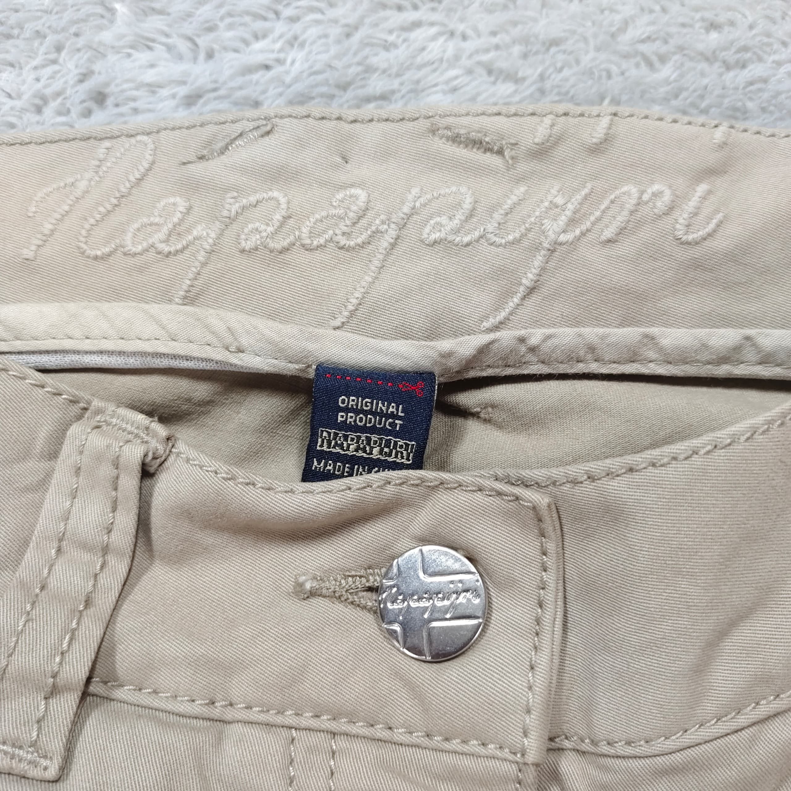 Napapijri NAPAPIJRI BEIGE CREAM TROUSERS JEANS Size 32" / US 10 / IT 46 - 5 Thumbnail