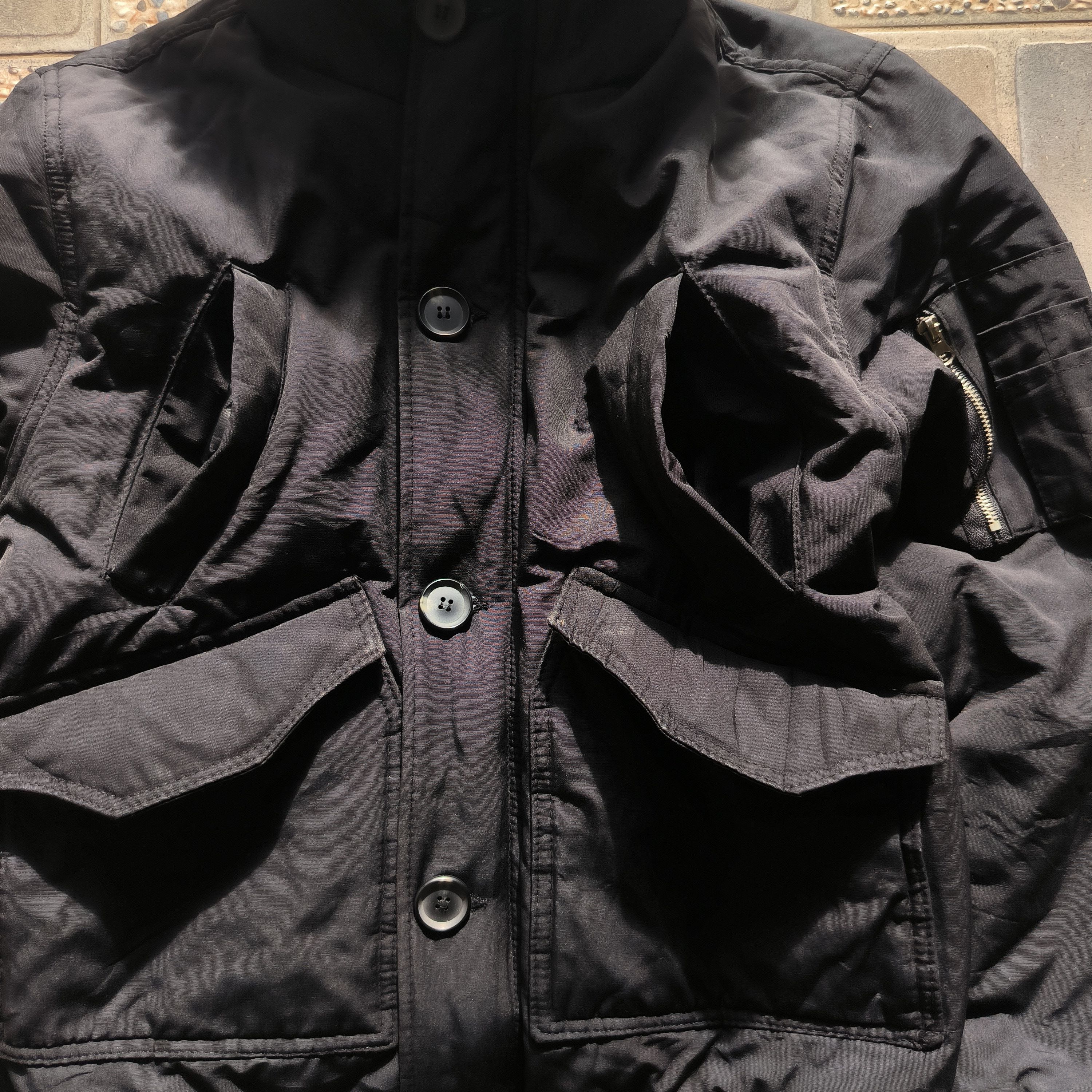 Japanese Brand Shine Fur Jacket Size US M / EU 48-50 / 2 - 2 Thumbnail