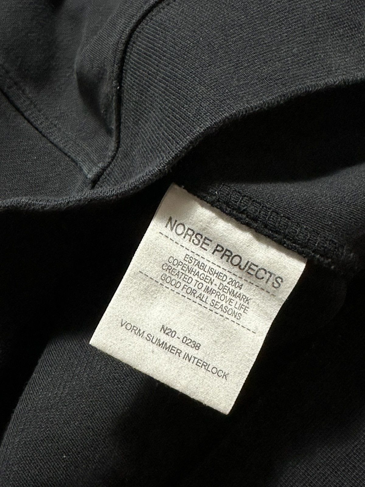Norse Projects Mens Crewneck Sweatshirt Norse Projects Black Size US S / EU 44-46 / 1 - 4 Thumbnail