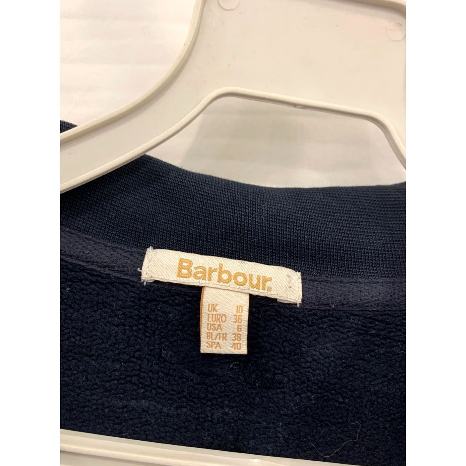 Barbour Barbour Otterburn 1/4 Zip Sweatshirt Men’s Small Navy Logo Cotton Pullover Slat 1990s Leather? Size US S / EU 44-46 / 1 - 4 Thumbnail