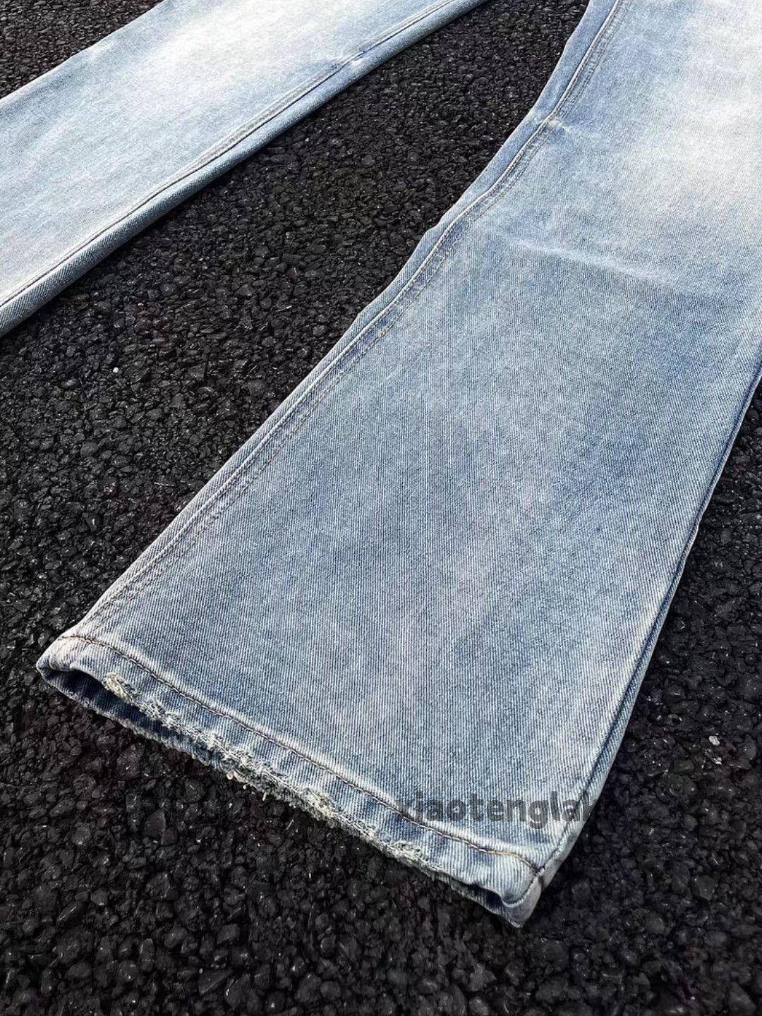Jean Unisex washed faded cleanfit yuppie y2k grunge jeans Size US 30 / EU 46 - 7 Thumbnail
