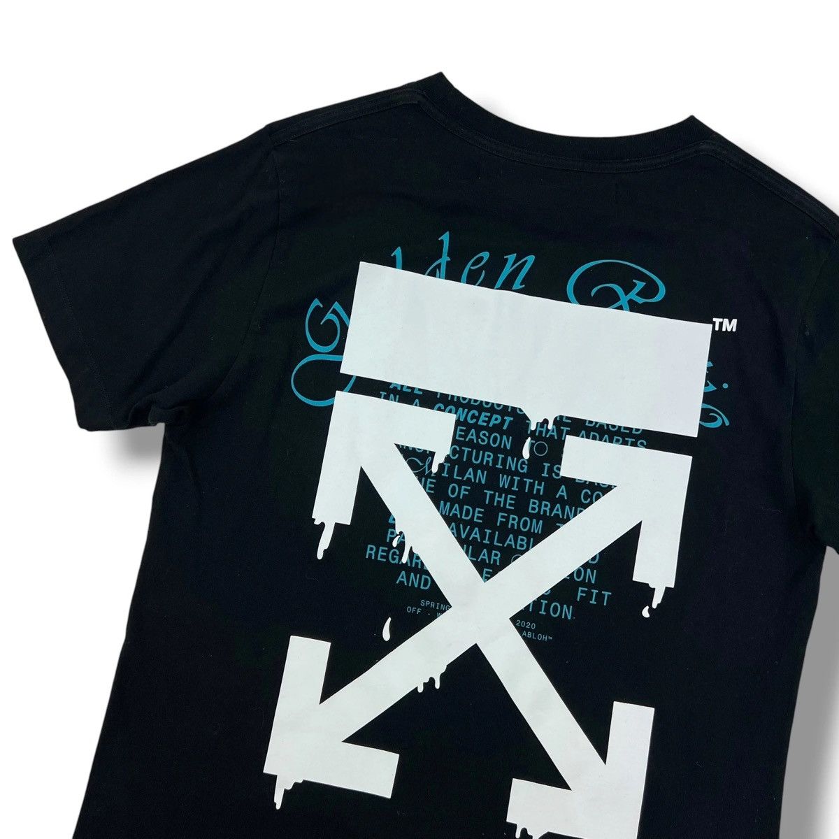 Off-White OFF-WHITE DRIPPING ARROWS BLACK T SHIRT Size US M / EU 48-50 / 2 - 1 Thumbnail