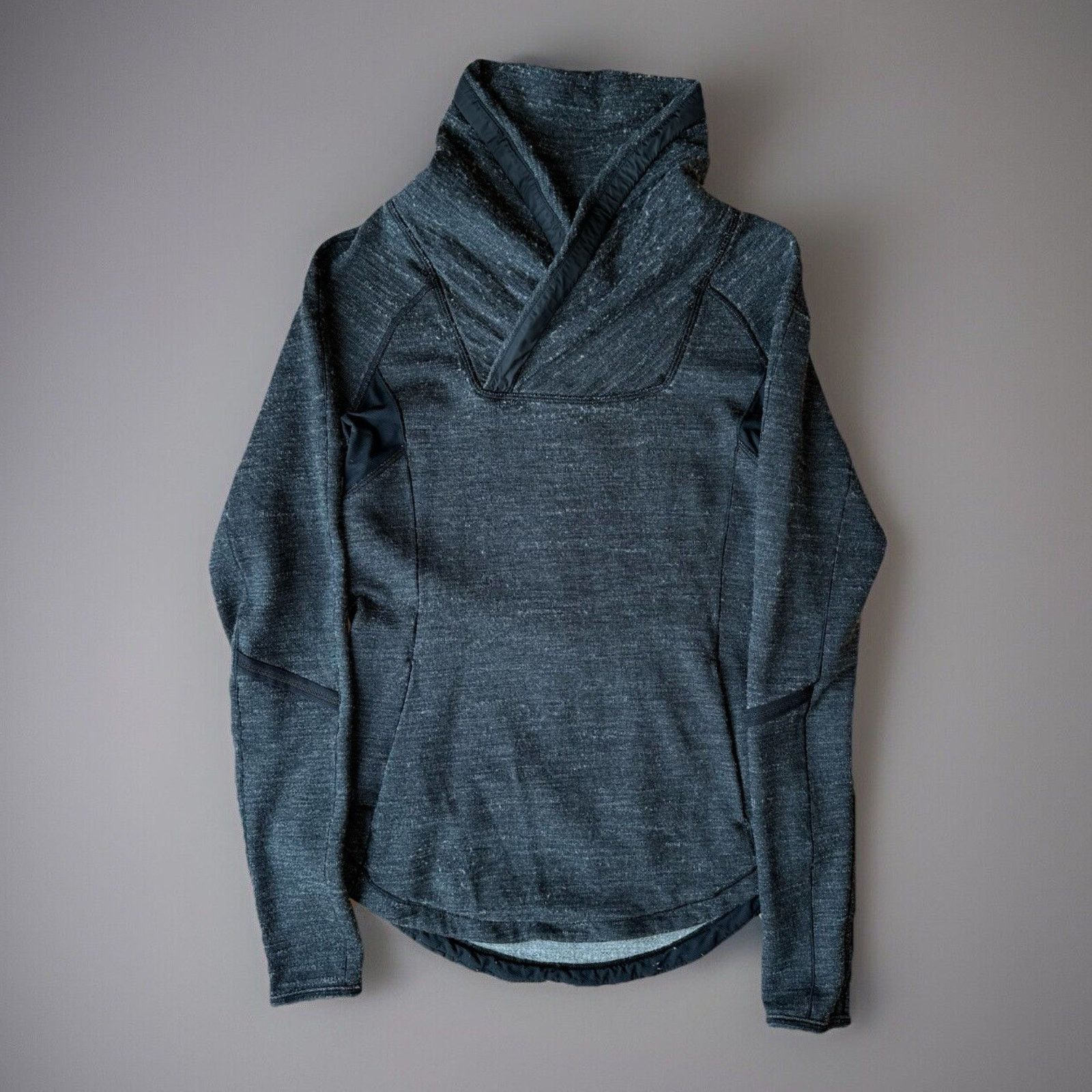 Lululemon Lululemon Hoodie 4 Dark Gray Cowl Neck Pullover Wool Blend Size M / US 6-8 / IT 42-44 - 1 Thumbnail