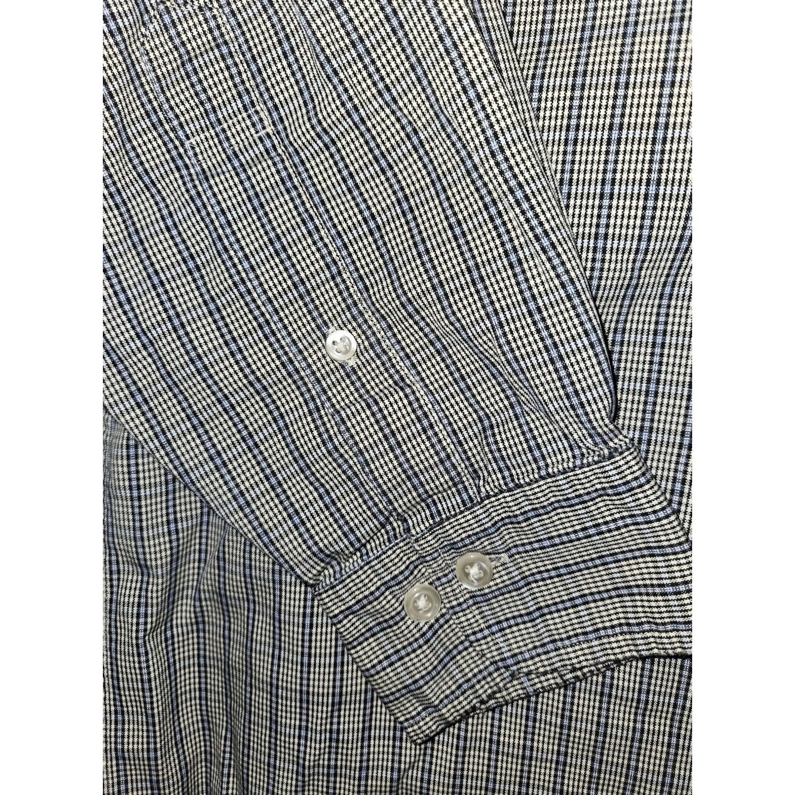 Brooks Brothers Brooks Brothers Shirt Mens Medium Gray Plaid Button Down Casual Work Dress Massive? Size US M / EU 48-50 / 2 - 5 Thumbnail