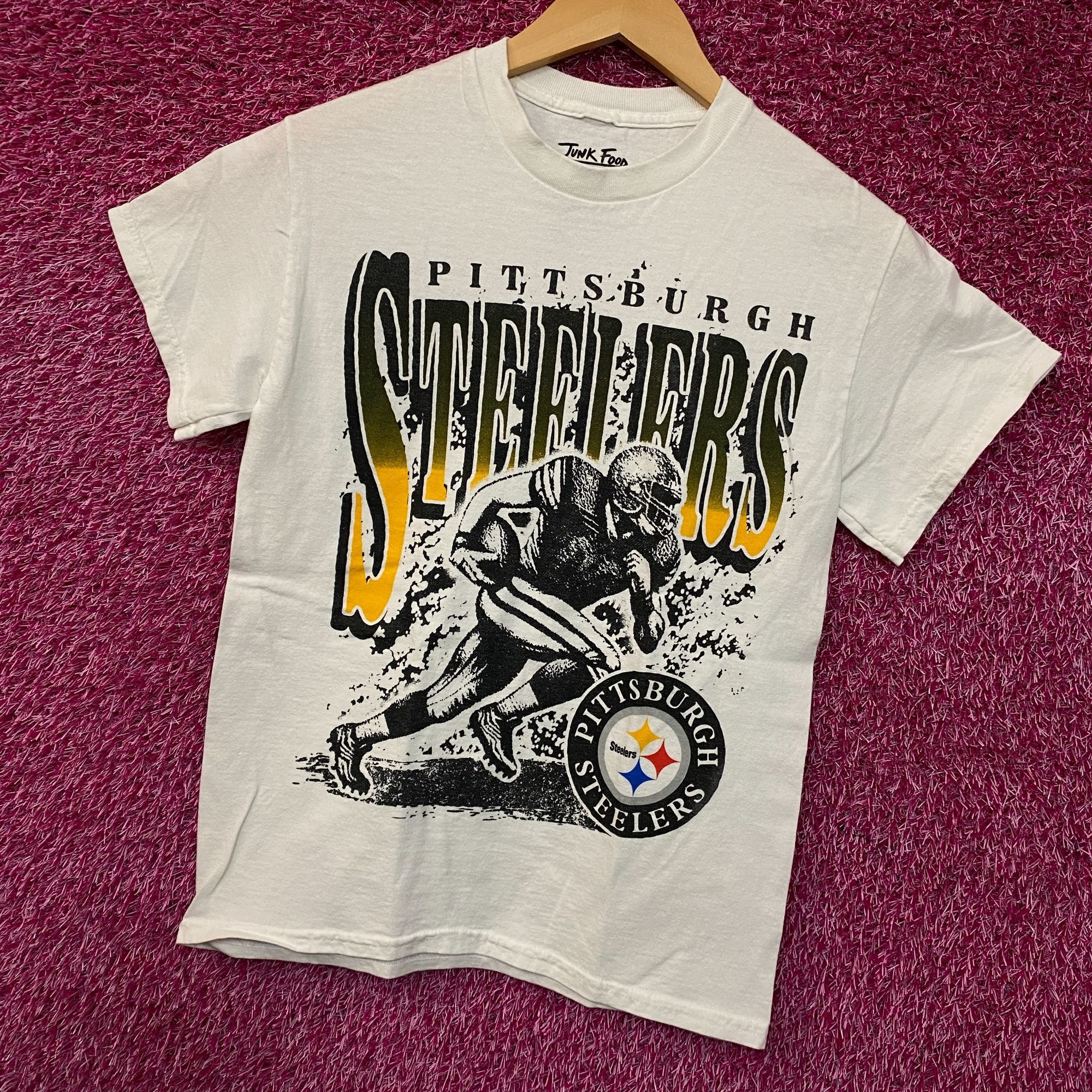 Junk Food Junk Food Clothing NFL Pittsburgh Steelers Rushing Flea Mark Size US XS / EU 42 / 0 - 3 Thumbnail