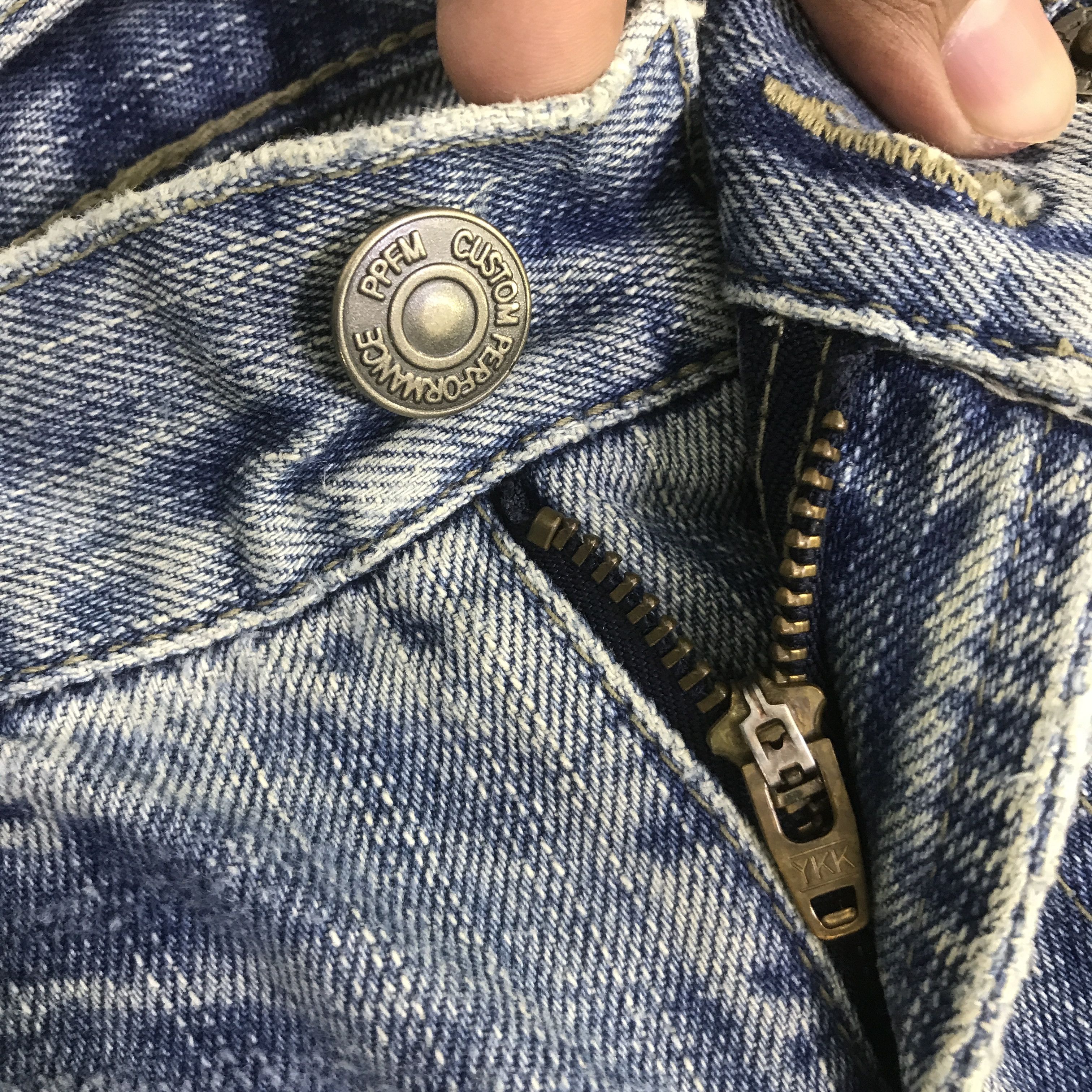 PPFM PPFM JAPAN RIPPE DISTRESSED DENIM PANTS K130B17 Size US 32 / EU 48 - 13 Thumbnail