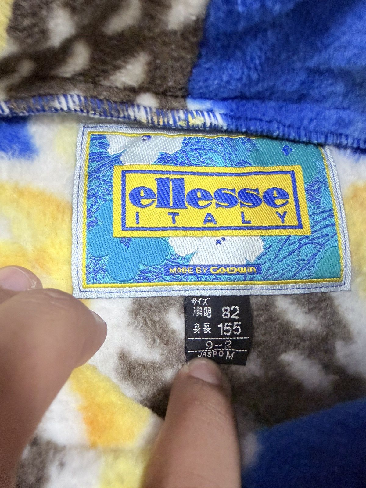 Ellesse Vtg🔥Ellesse Italia Sunflower Fleece Highneck Pullover Size US M / EU 48-50 / 2 - 20 Thumbnail
