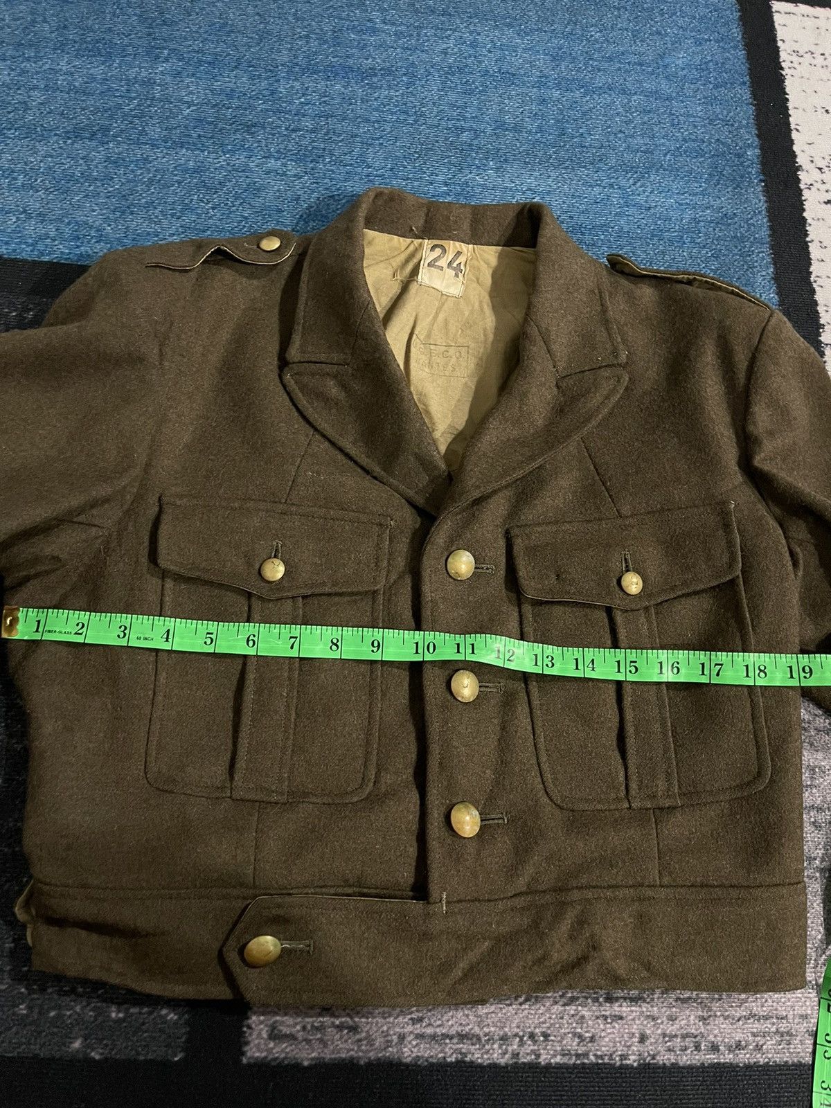 Vintage Vintage 1940-1950 French Military Army Wool Jacket Size M / US 6-8 / IT 42-44 - 17 Thumbnail