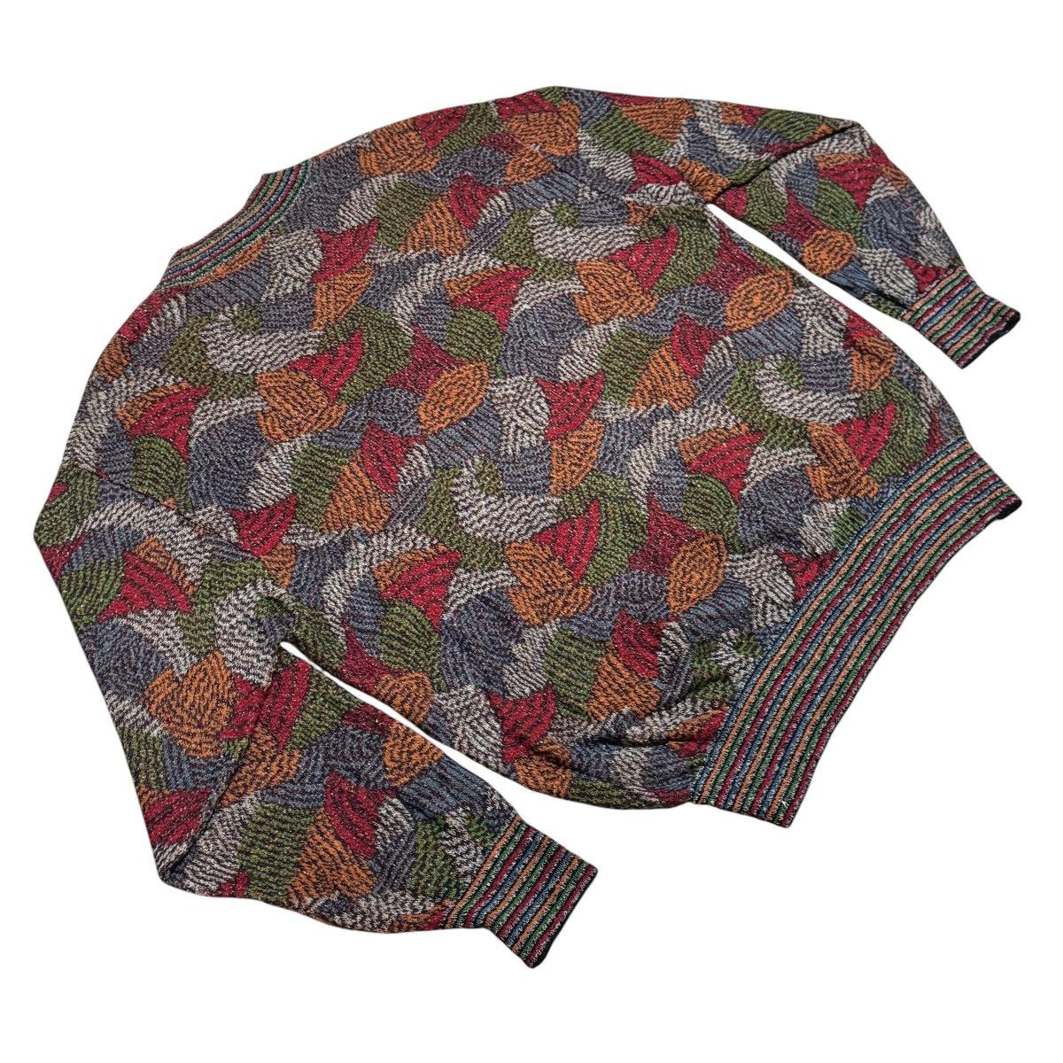 Missoni Vintage Missoni Sport Abstract Knit Sweater - 90s - M Size US L / EU 52-54 / 3 - 6 Thumbnail