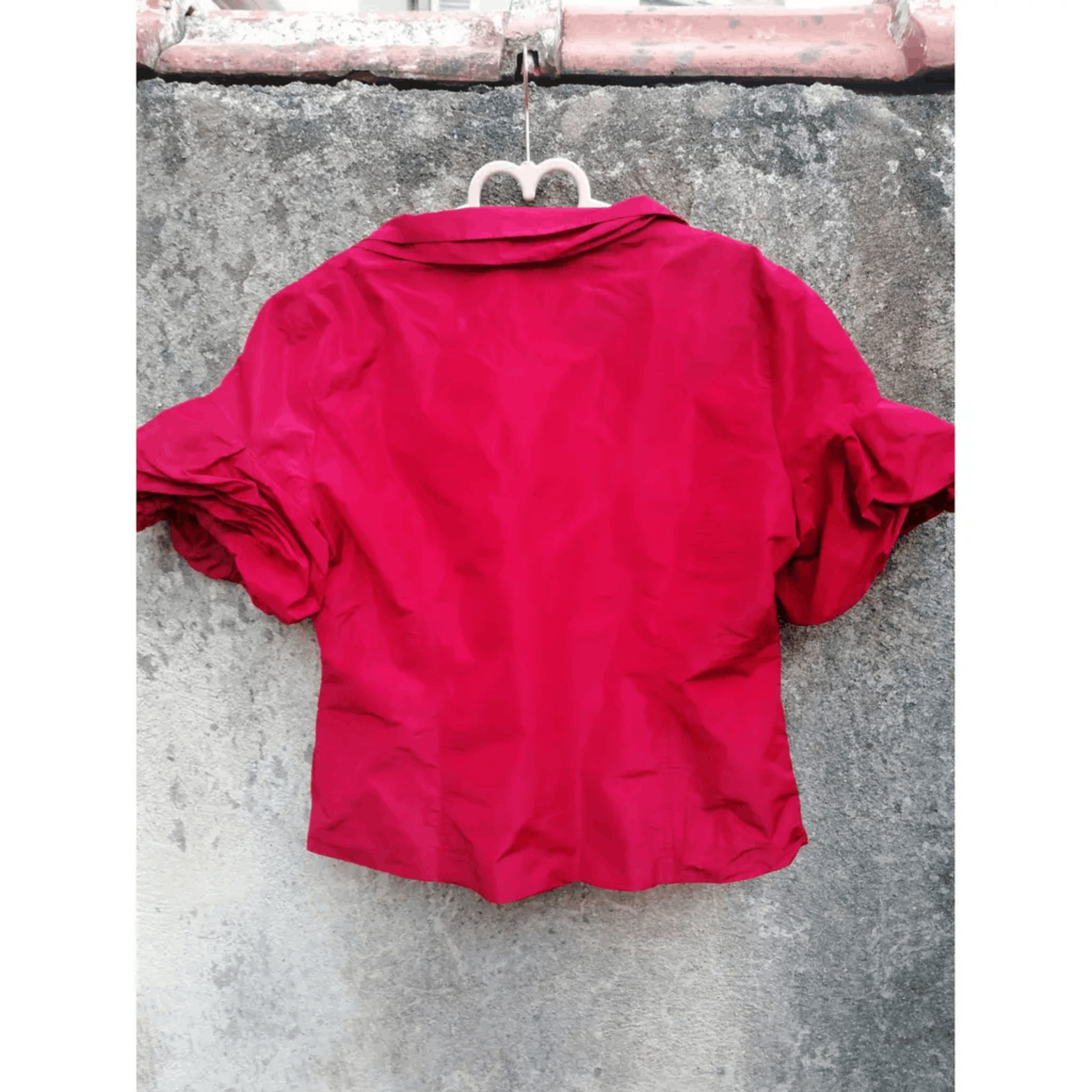 ZAPA Zapa Red Short Vest (Size 36 FR) – Stylish and Bold Size XS / US 0-2 / IT 36-38 - 1 Thumbnail