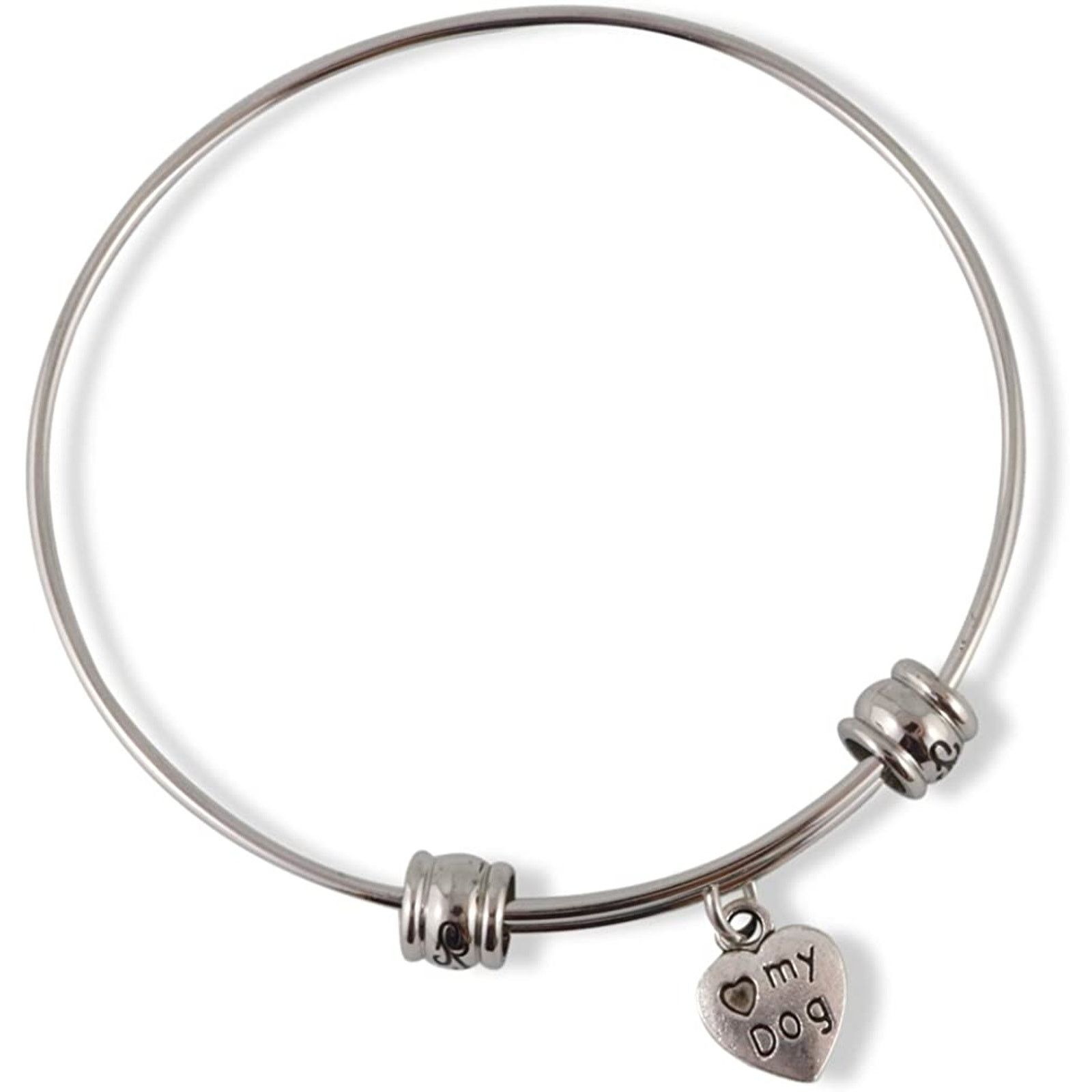 & Other Stories Love (Heart) My Dog on Heart Fancy Bangle Size ONE SIZE - 1 Thumbnail