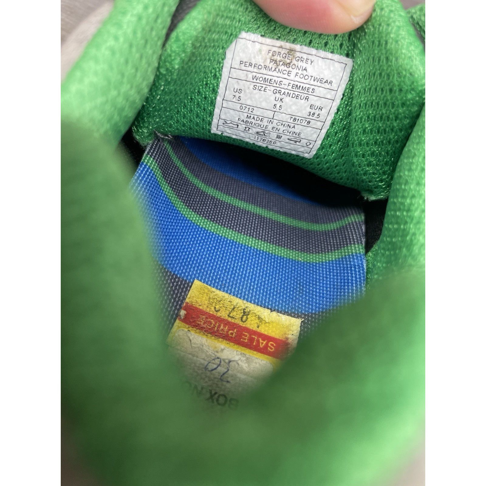 Patagonia Patagonia Bungee Cord Peppergrass Performance Footwear Women Size US 7.5 / IT 37.5 - 4 Thumbnail