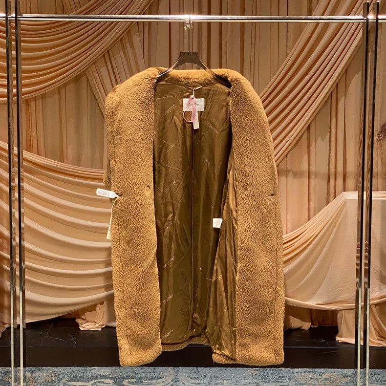 Max Mara Max Mara Classic Brown Teddy Long Coat Size S / US 4 / IT 40 - 5 Thumbnail