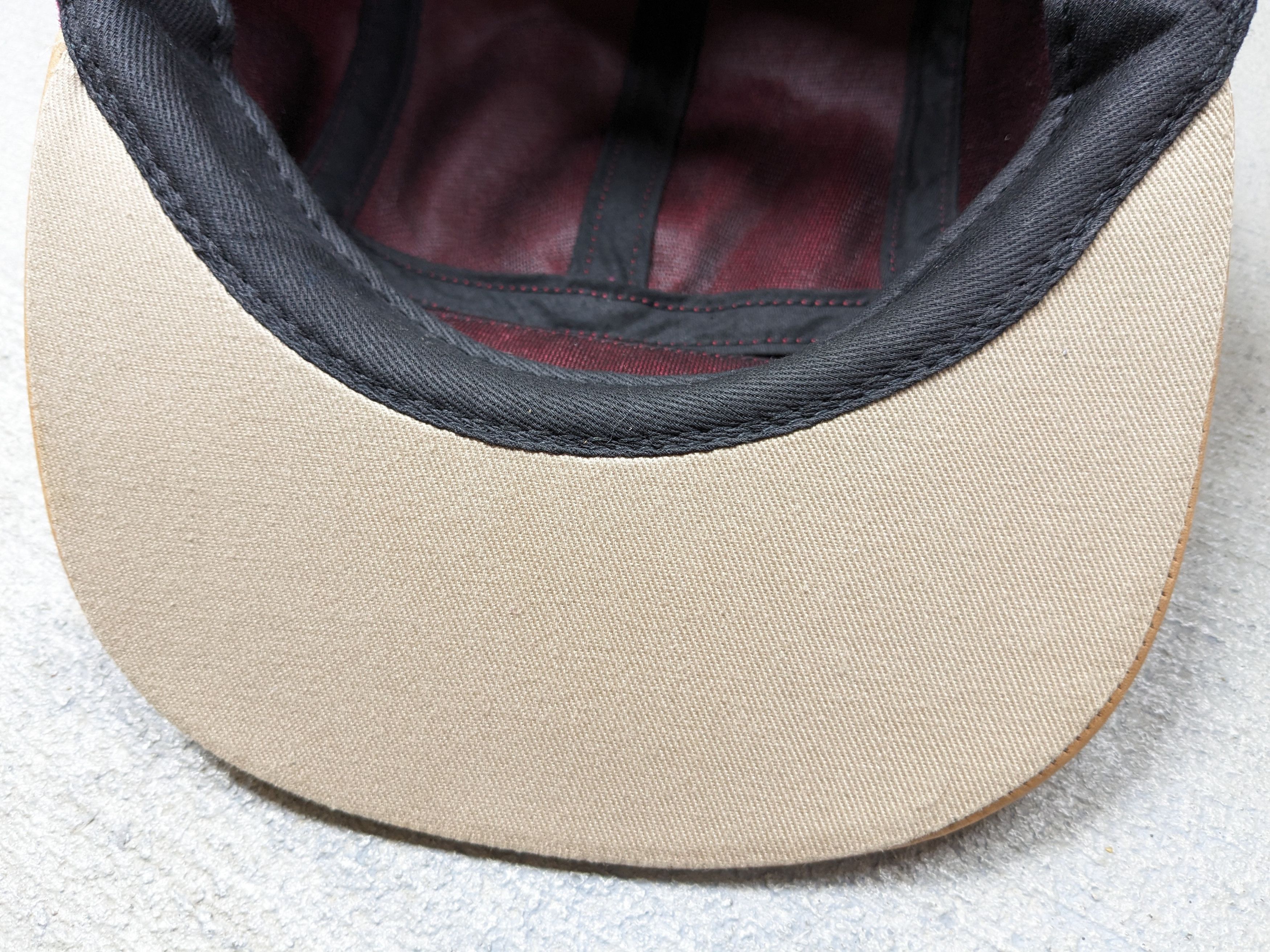 Supreme Supreme Expedition Leather Visor Camp Cap Red Brown BOGO Size ONE SIZE - 12 Thumbnail