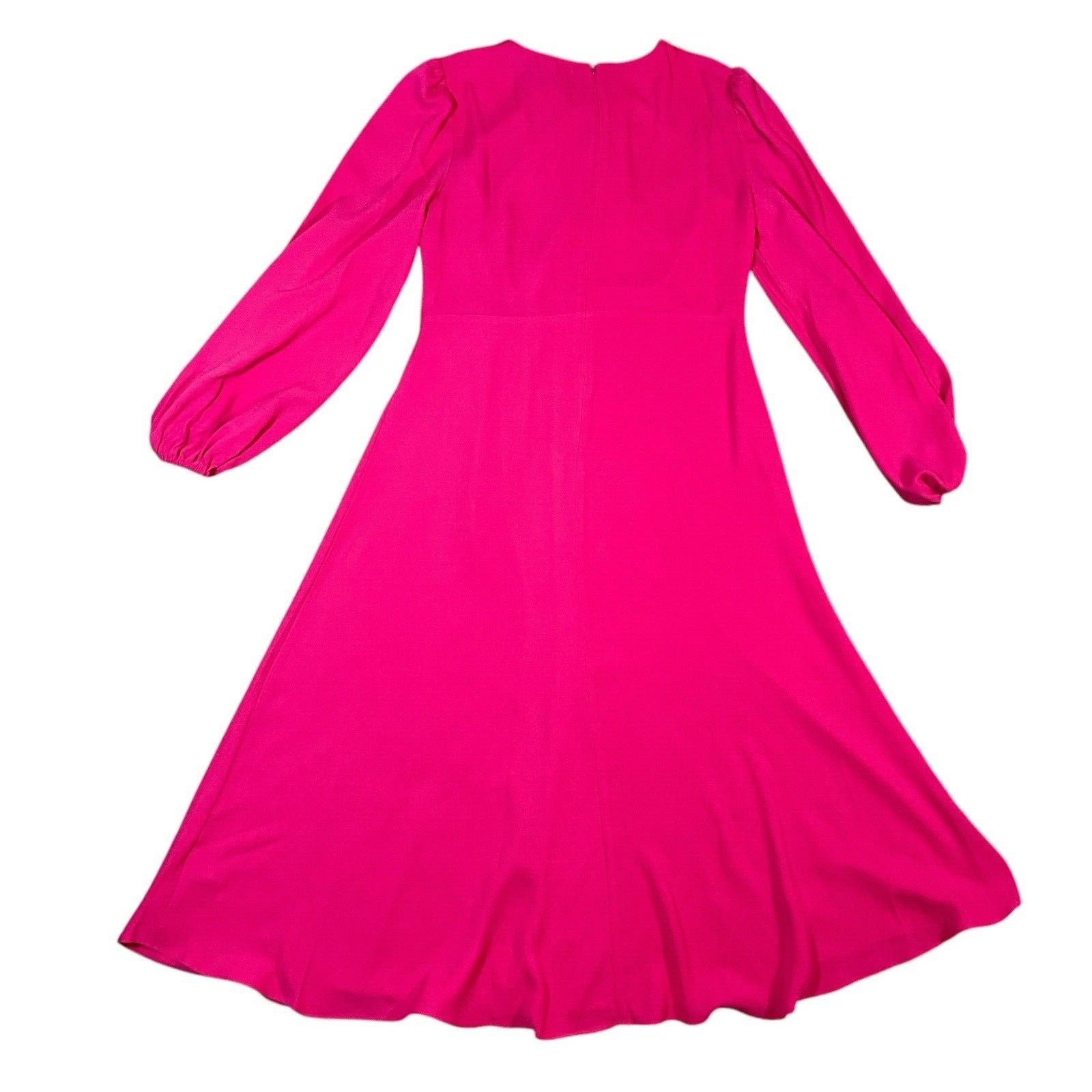 Other CAbi Delight Midi Dress Fushcia Hot Pink Cutout Size Small Size S / US 4 / IT 40 - 8 Thumbnail