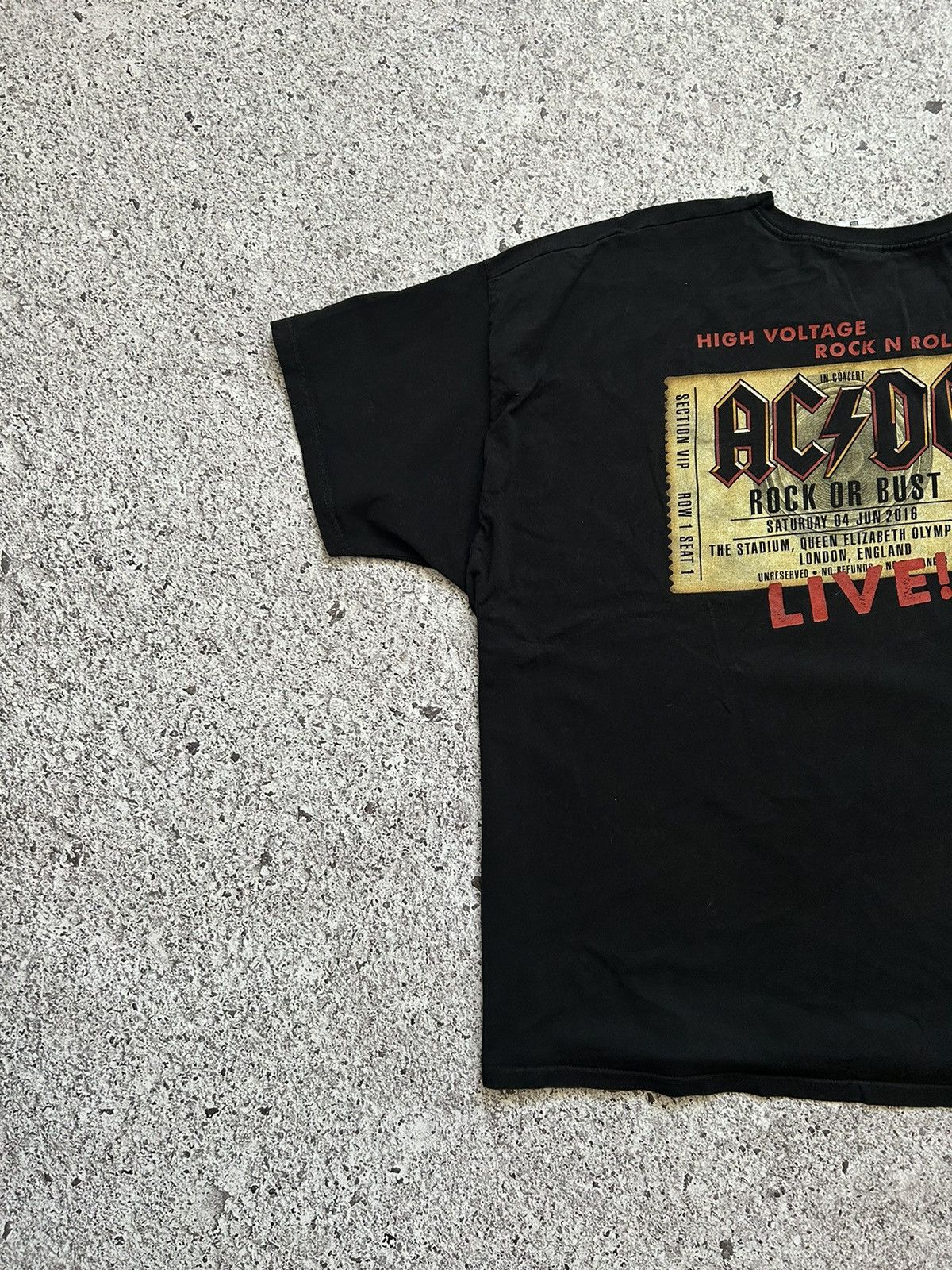 AC/DC × Band Tees AC/DC Rock Or Bust World Tour 2015/2016 Rock N Roll T-Shirt Size US XXL / EU 58 / 5 - 5 Thumbnail
