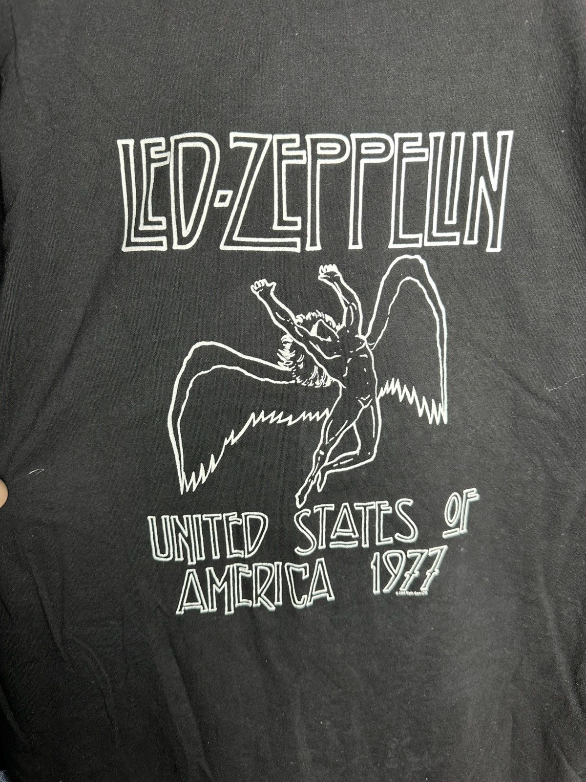 Fruit Of The Loom Vintage 2000 Led Zeppelin T-Shirt Myth Gem US Tour 1977 Size US L / EU 52-54 / 3 - 2 Thumbnail