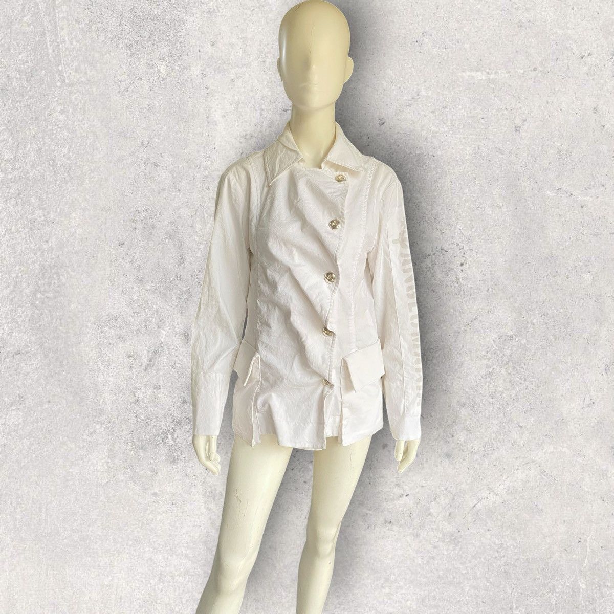 Vivienne Westwood Anglomania Asymmetric Drunken Jacket Size M / US 6-8 / IT 42-44 - 3 Thumbnail