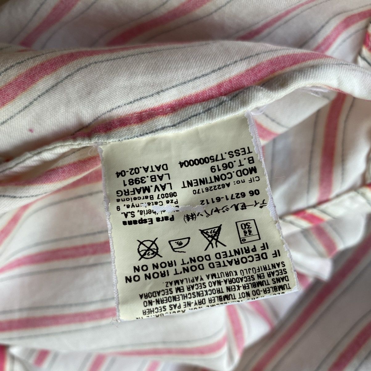 Diesel DIESEL White Striped Snap-Button Shirt Size S / US 4 / IT 40 - 10 Thumbnail