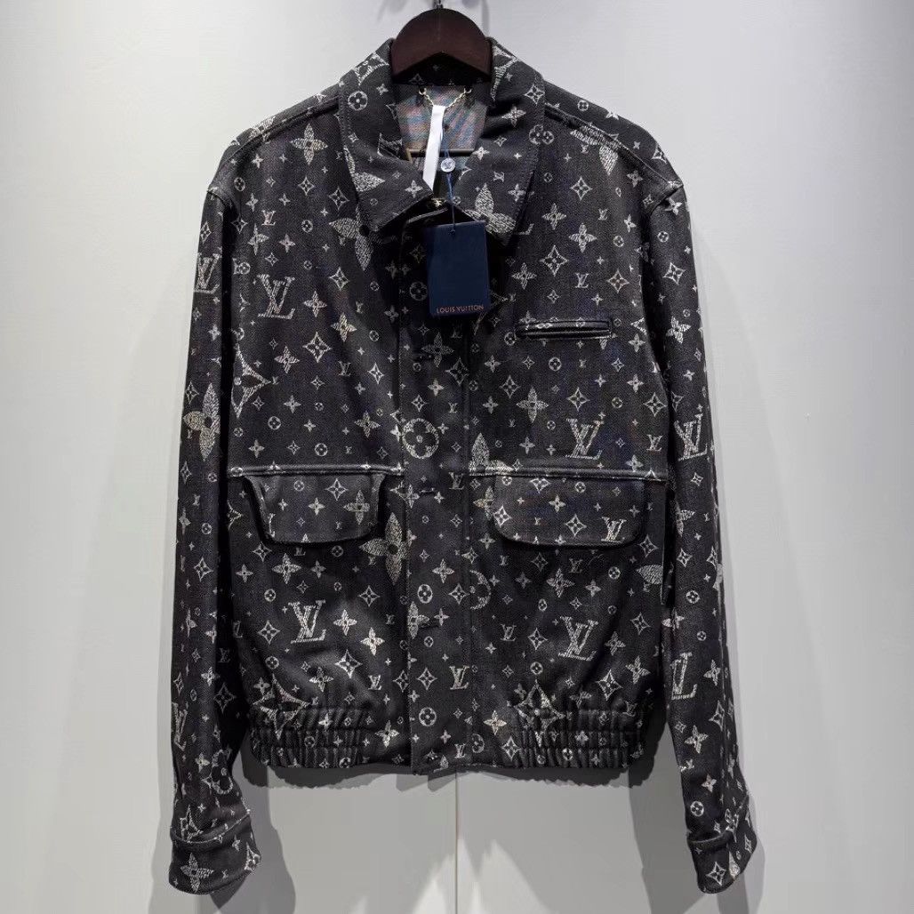 Louis Vuitton Louis Vuitton New Starry Full Print Denim Jacket K36 Size US L / EU 52-54 / 3 - 1 Thumbnail