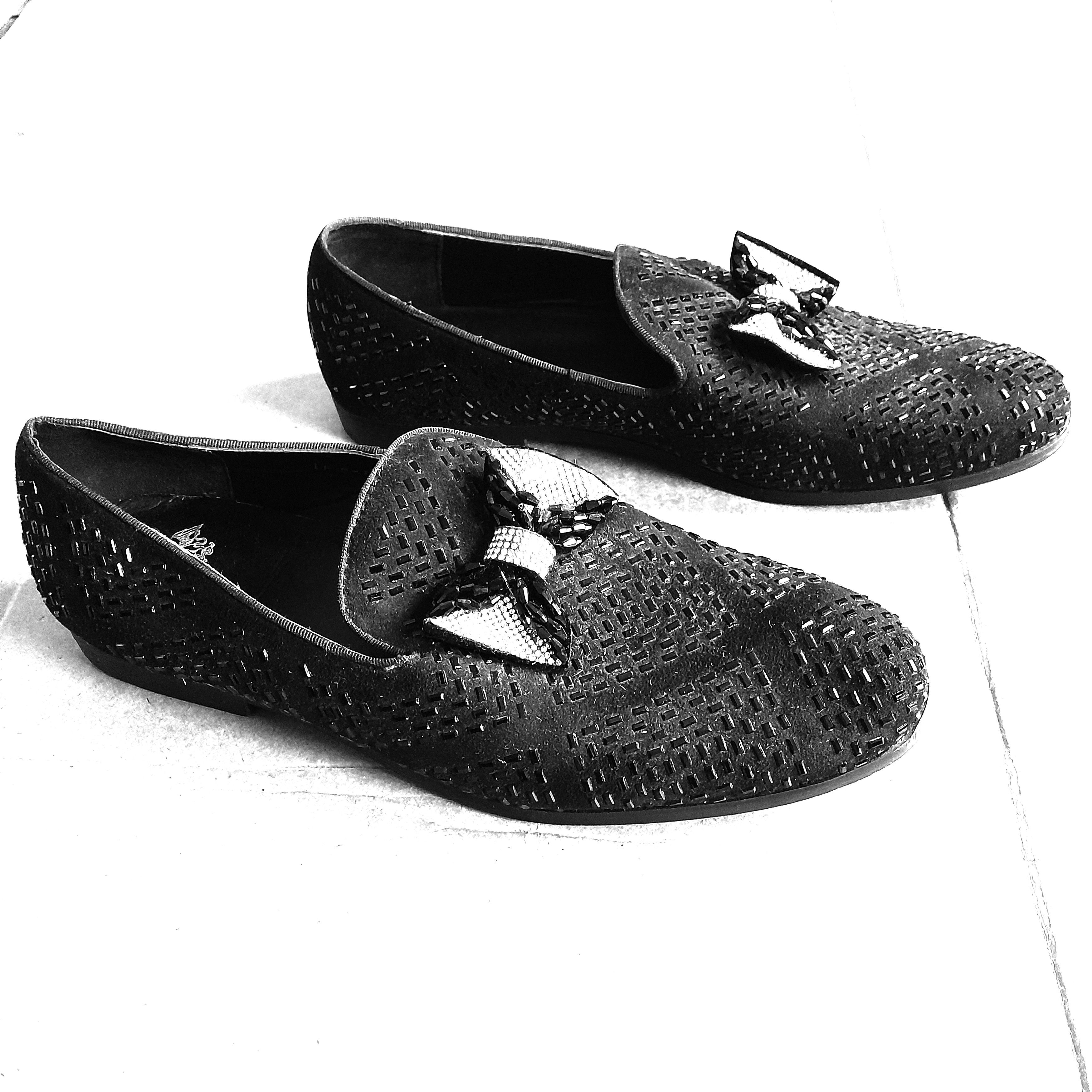 Other Royal Shoes Men Black Slip-on Loafer Size US 12 / EU 45 - 4 Thumbnail