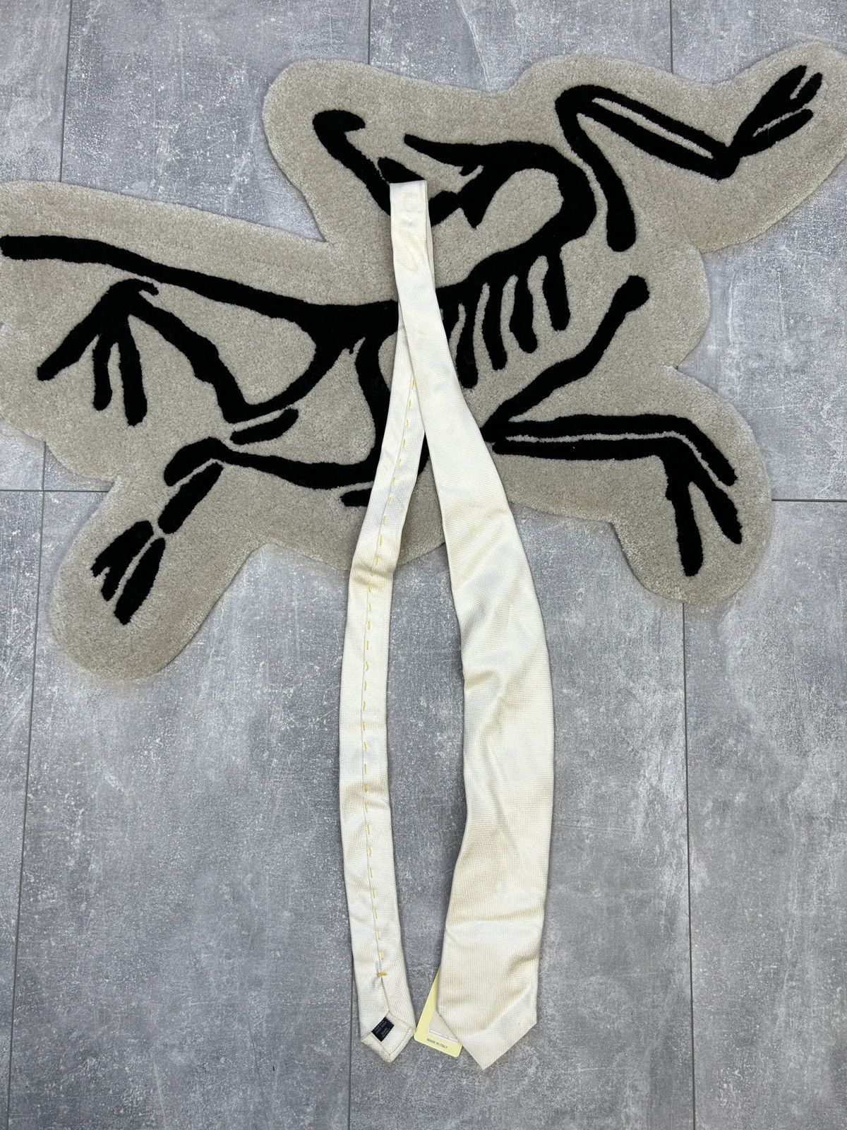 Pal Zileri × Vintage Mens Vintage Pal Zilleri tie luxury beige Size ONE SIZE - 11 Thumbnail