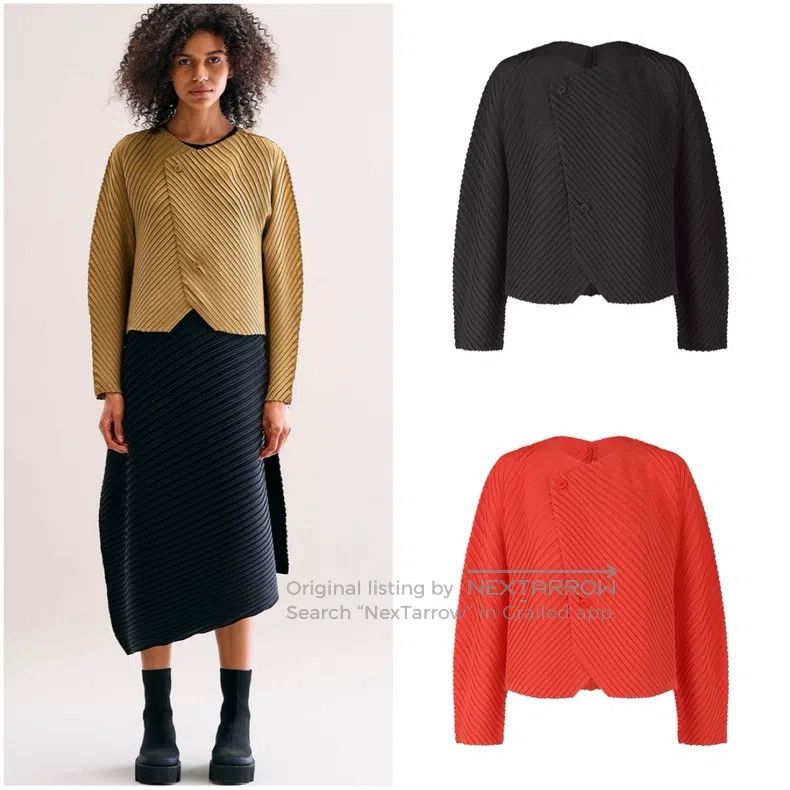 Issey Miyake Black Cardigan