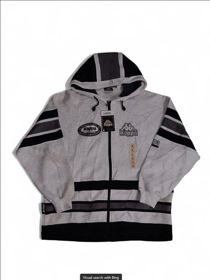 Kappa 90s Kappa Hoodie Zipper Size US L / EU 52-54 / 3 - 1 Thumbnail