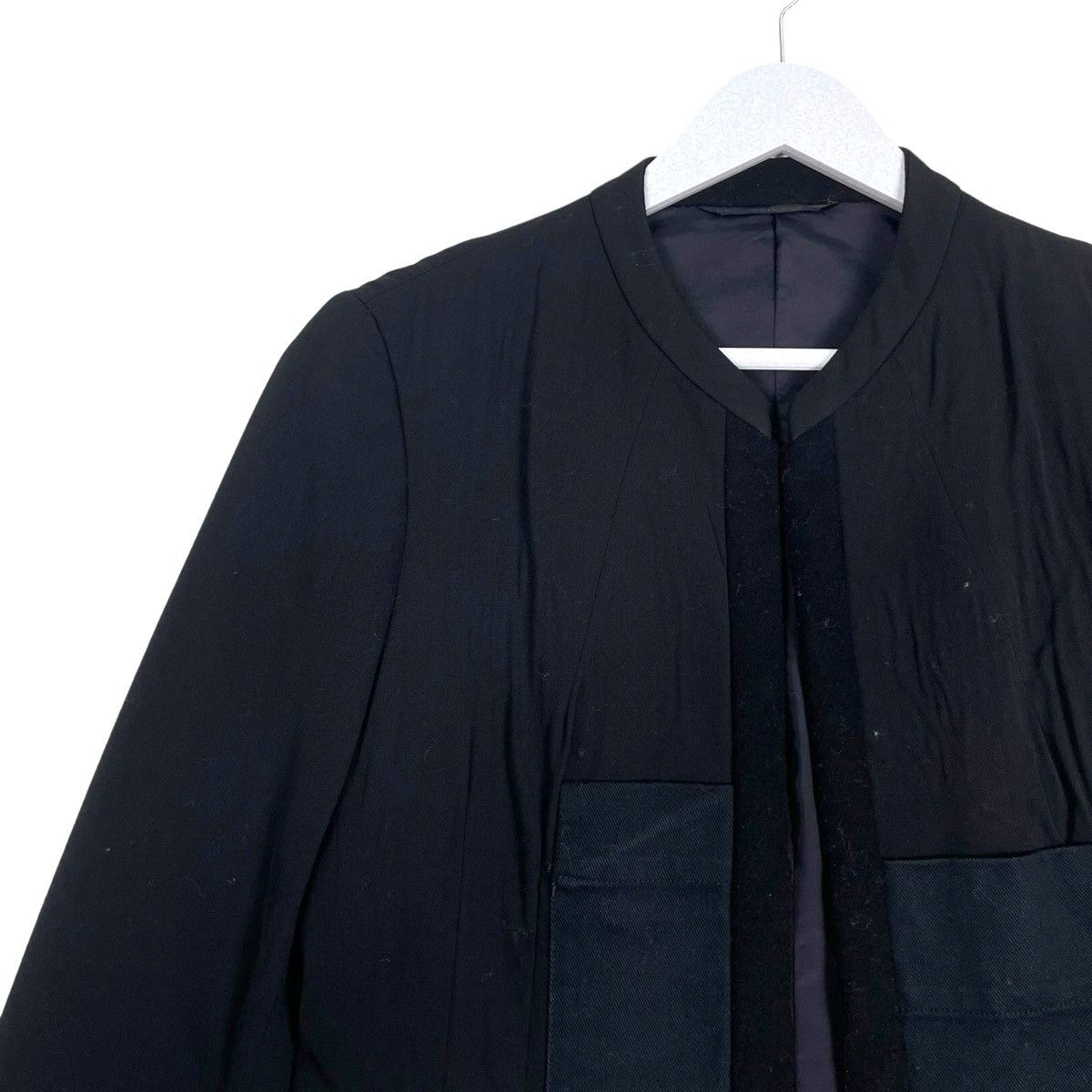 Yohji Yamamoto 💥AW04 YOHJI YAMAMOTO BUTTONLESS RUNAWAY JACKET Size S / US 4 / IT 40 - 3 Thumbnail