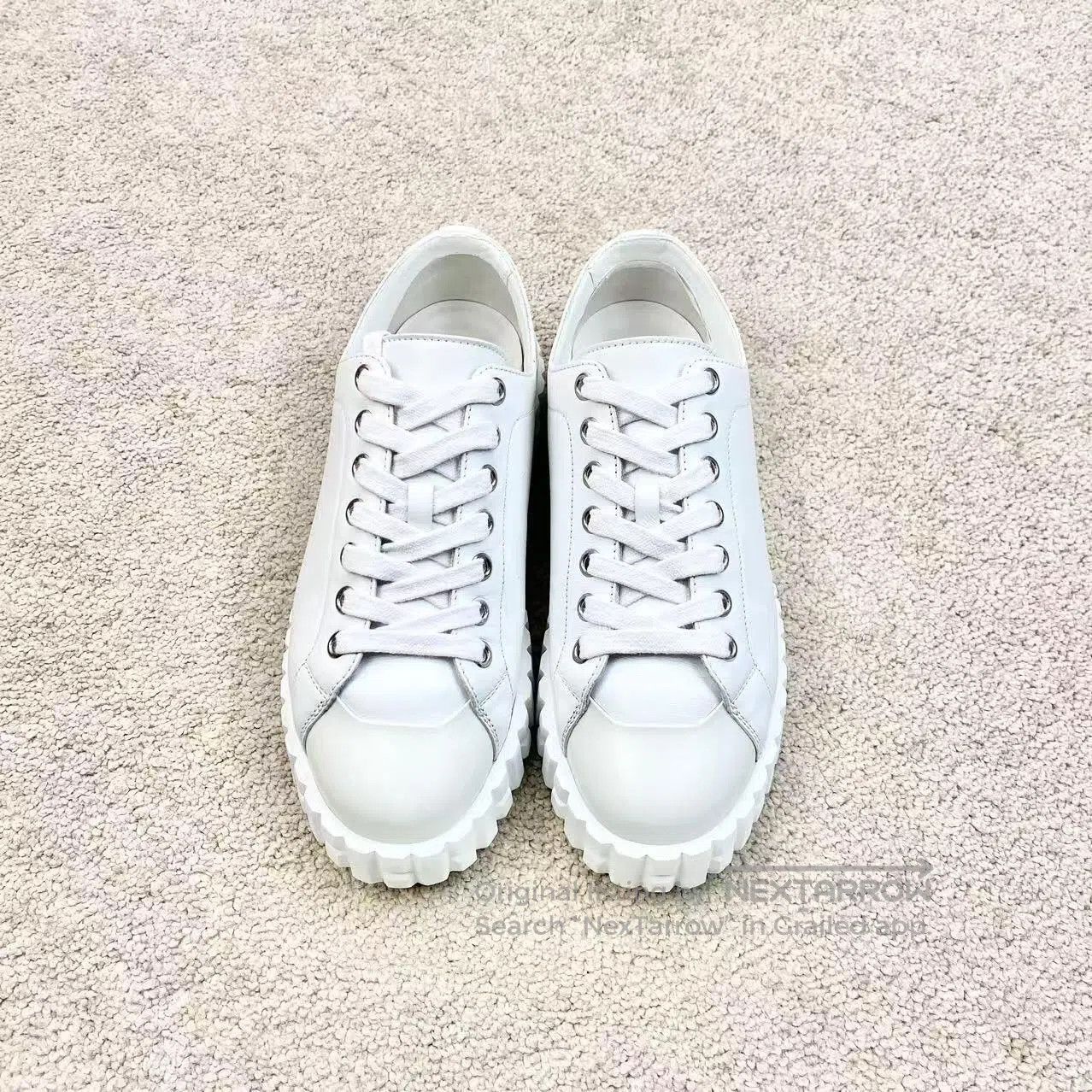 Hermes Hermes Cross white biscuit shoes| Size US 4.5 / IT 34.5 - 2 Thumbnail