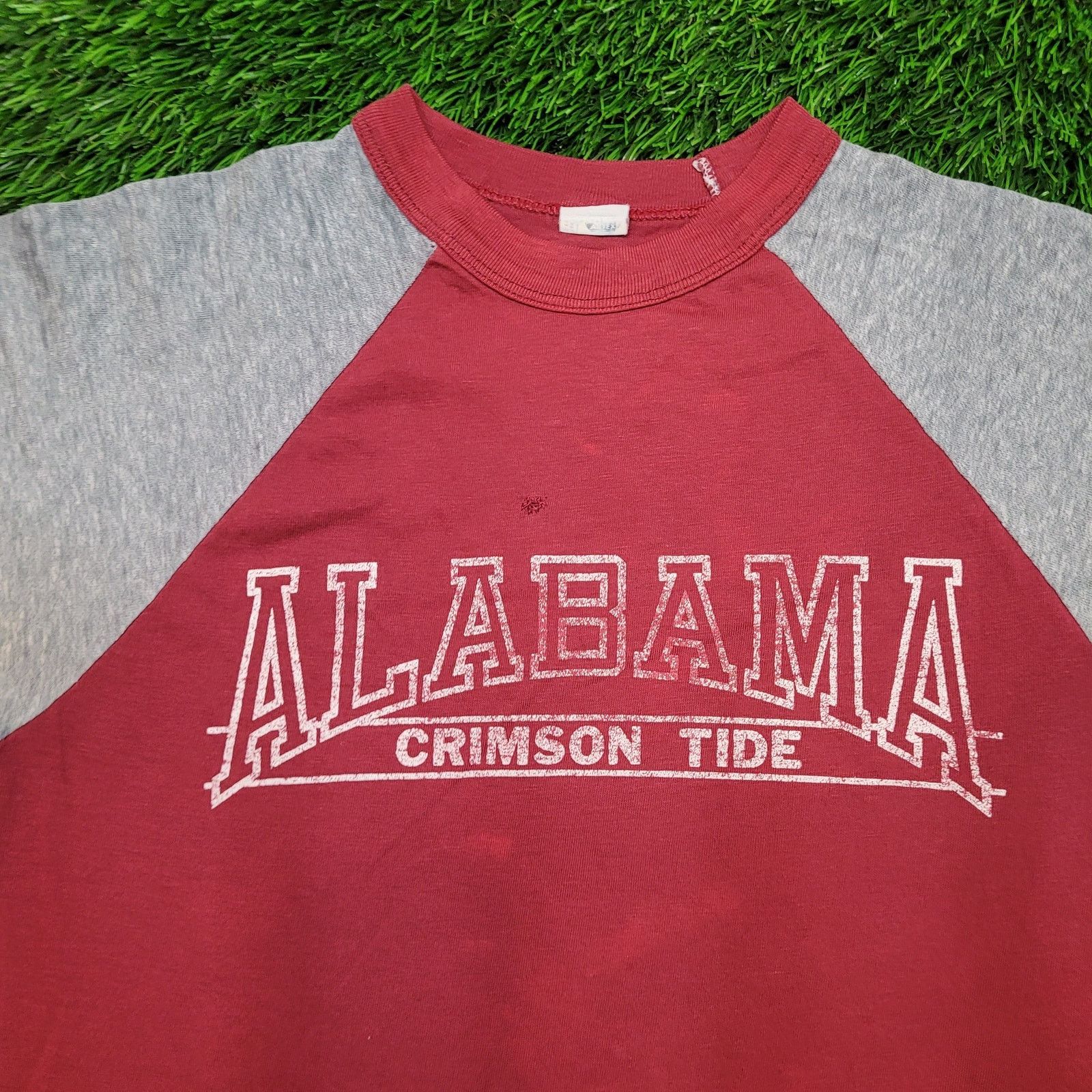 Vintage VTG 80s Alabama Crimson Tide T-Shirt Mens XS Womens S Raglan Size US XS / EU 42 / 0 - 2 Thumbnail