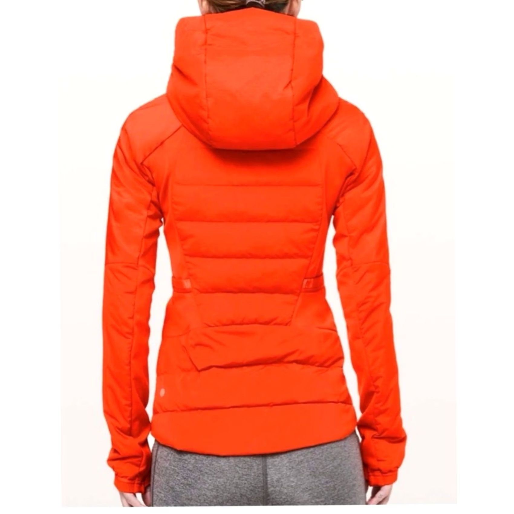 Lululemon Lululemon Down for It All Goose Puffer Jacket Size 4 Atomic Orange Women Jacket Puffer Size S / US 4 / IT 40 - 2 Thumbnail