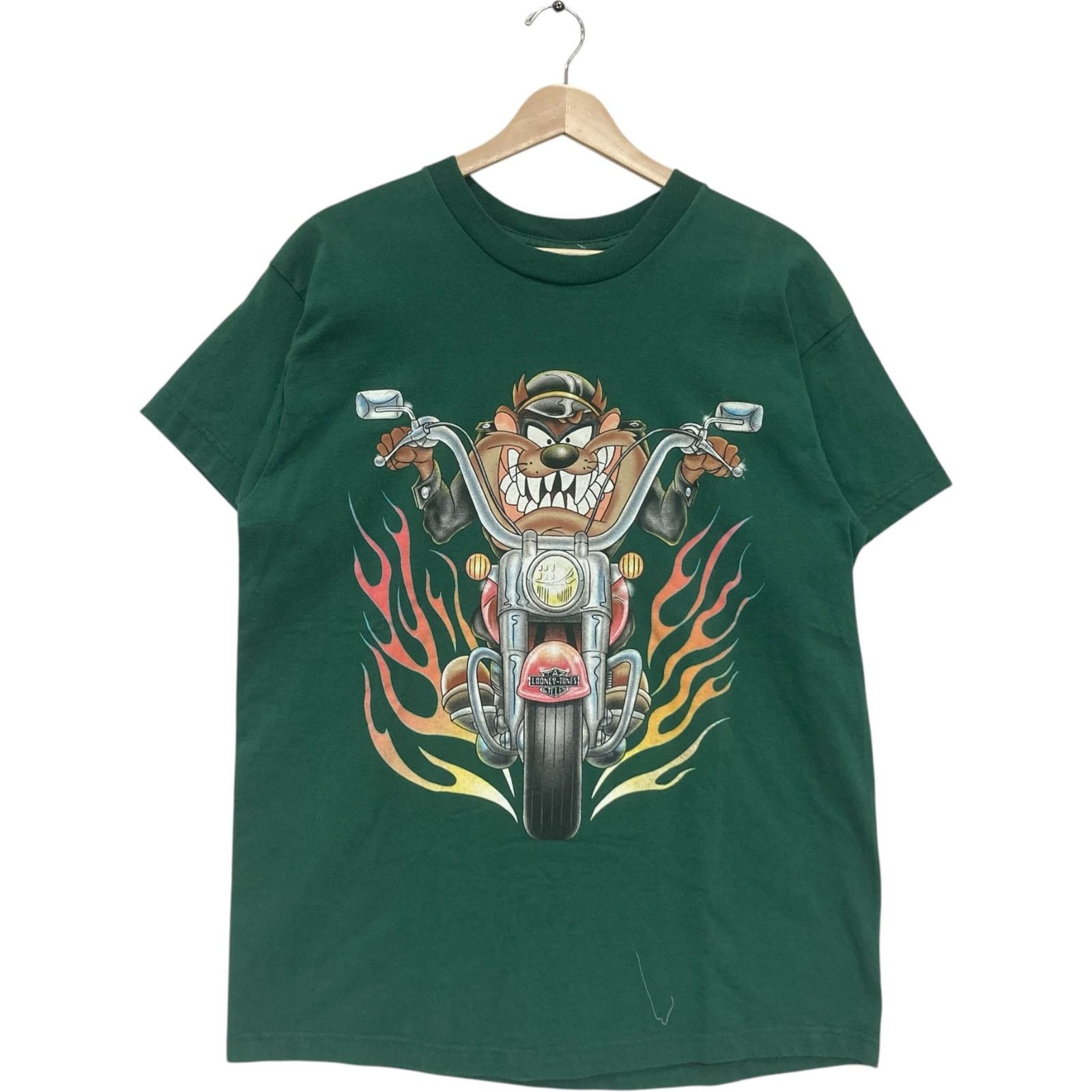 Vintage Vintage Looney Tunes Taz Motorcycle Tee Large Size US L / EU 52-54 / 3 - 1 Thumbnail