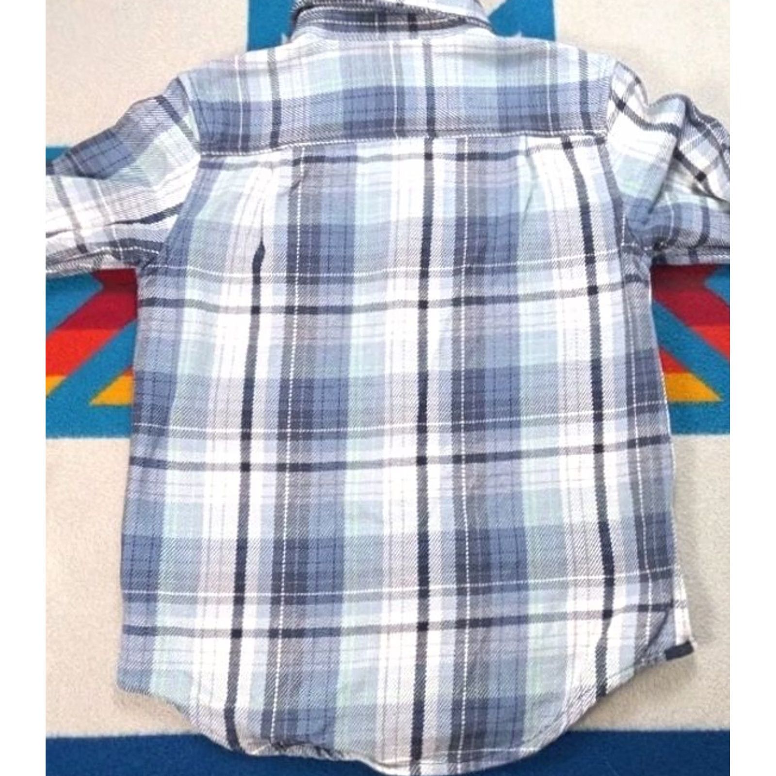 Outerknown Outerknown Blanket Shirt Small Blue Heavy Flannel Button Down Organic Cotton Size US S / EU 44-46 / 1 - 5 Thumbnail