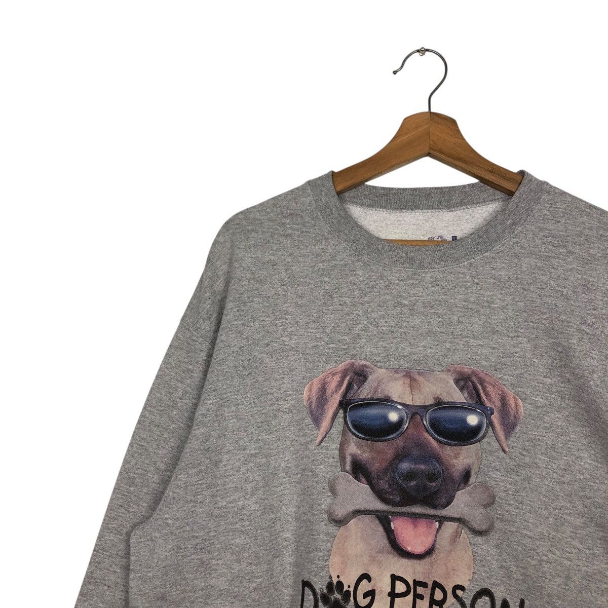Japanese Brand Vintage Fruit of the Loom BEST “Dog Person” Pullover Size US M / EU 48-50 / 2 - 8 Thumbnail