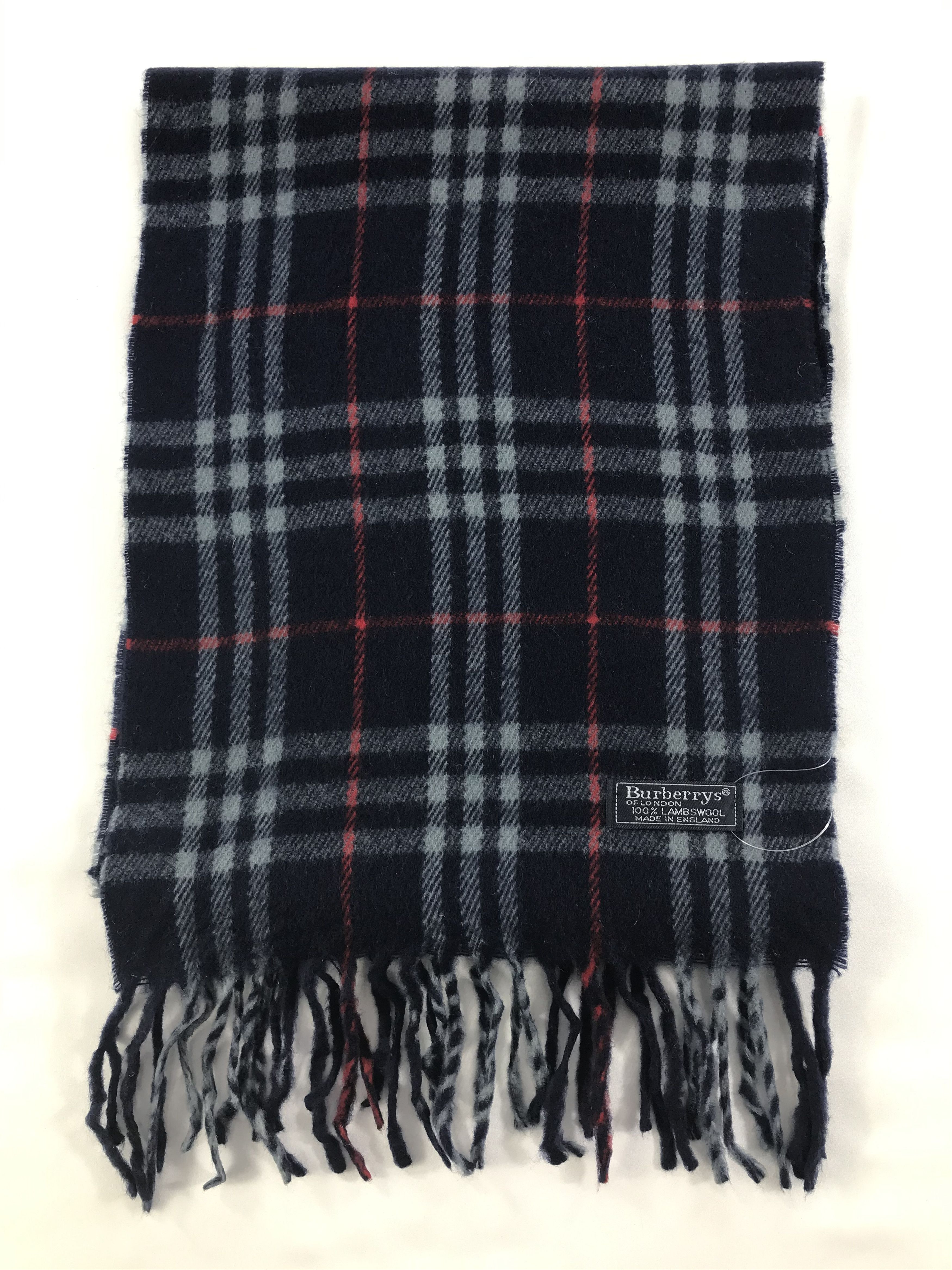 Burberry × Vintage Burberry Scarf / Muffler / Neckwear - WW2652 Size ONE SIZE - 2 Thumbnail