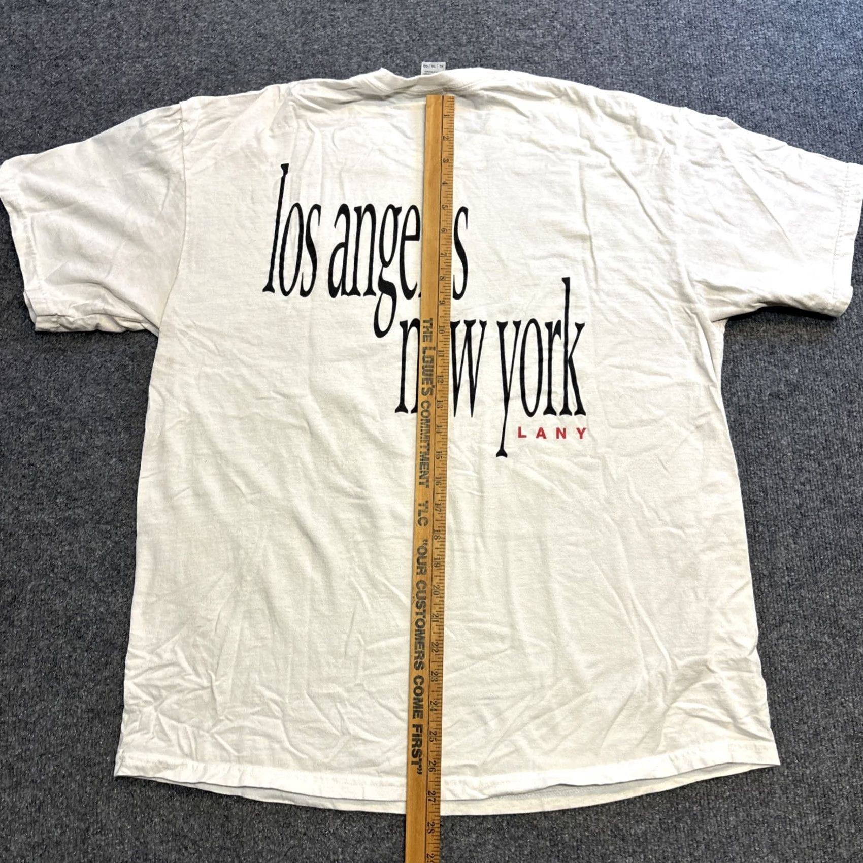 Gildan VINTAGE Gildan T-Shirt Dance With Me In The Kitchen Tour LANY XL White Men XL Size US XL / EU 56 / 4 - 6 Thumbnail