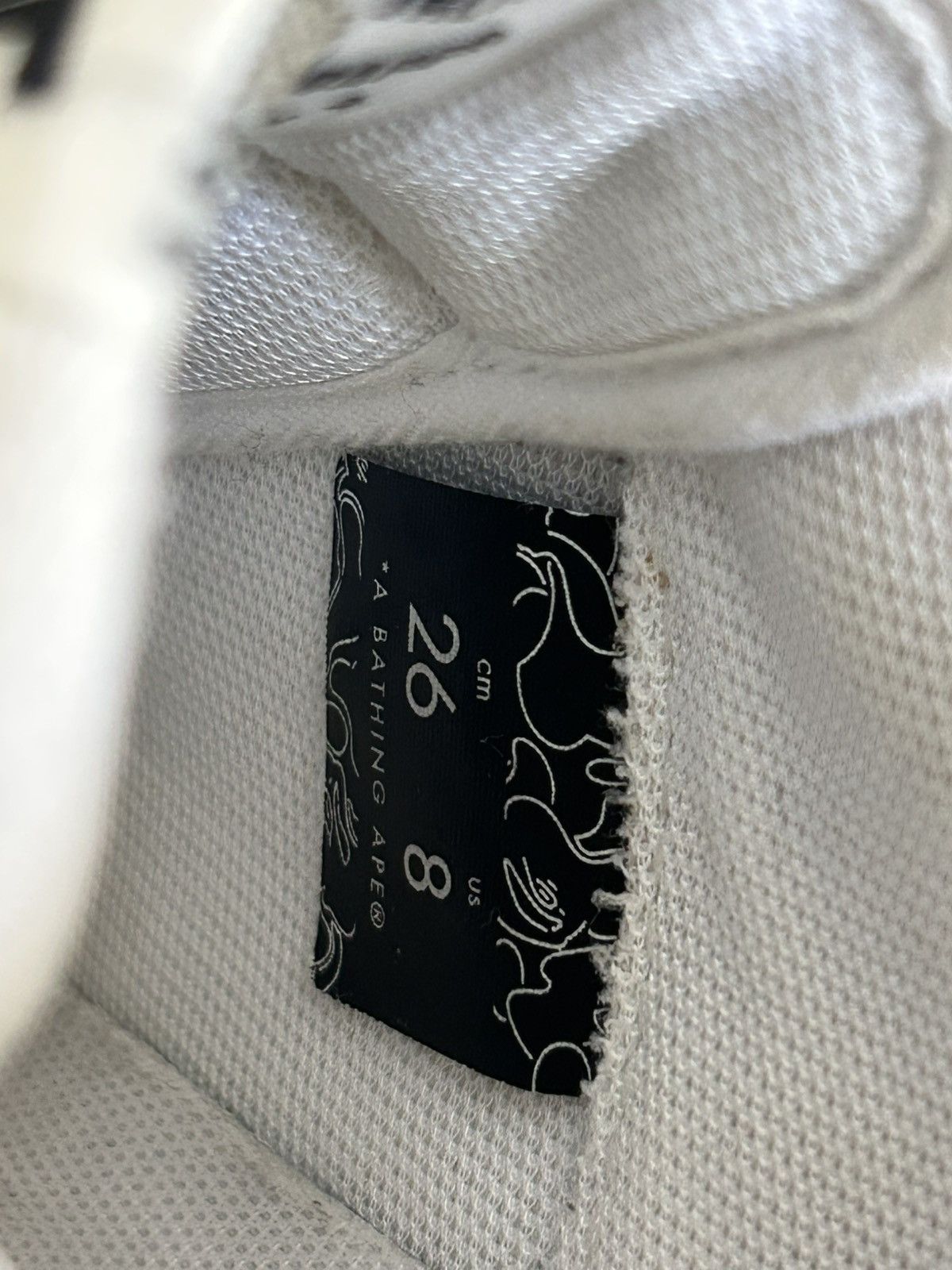 Bape A bathing ape bape sta low shark white Size US 8 / EU 41 - 6 Thumbnail