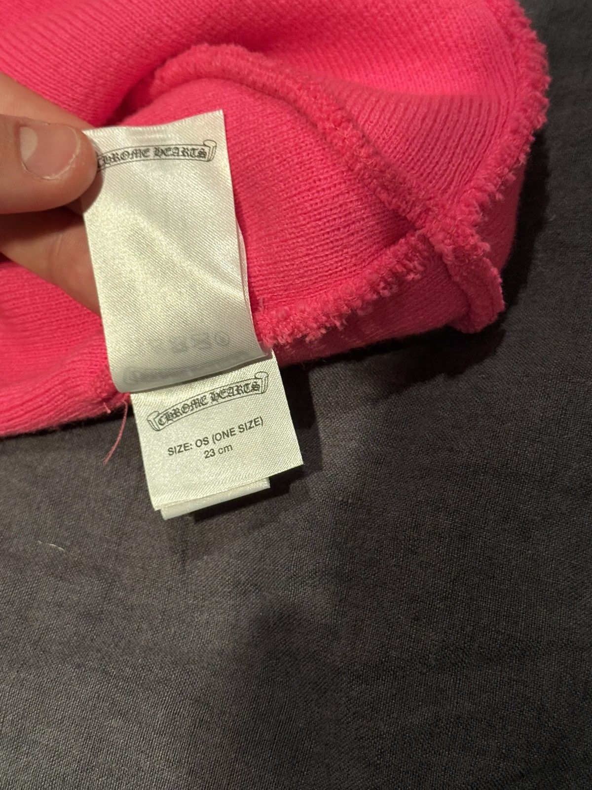 Chrome Hearts Chrome Hearts Pink Beanie Size ONE SIZE - 7 Thumbnail