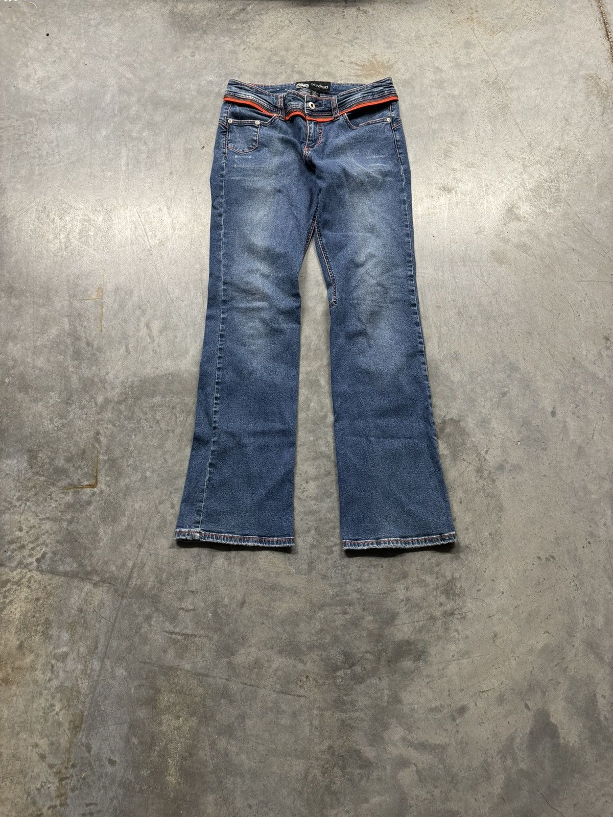 Vintage Y2K Ecko Zipper Detail Flare Jeans (30x33)
