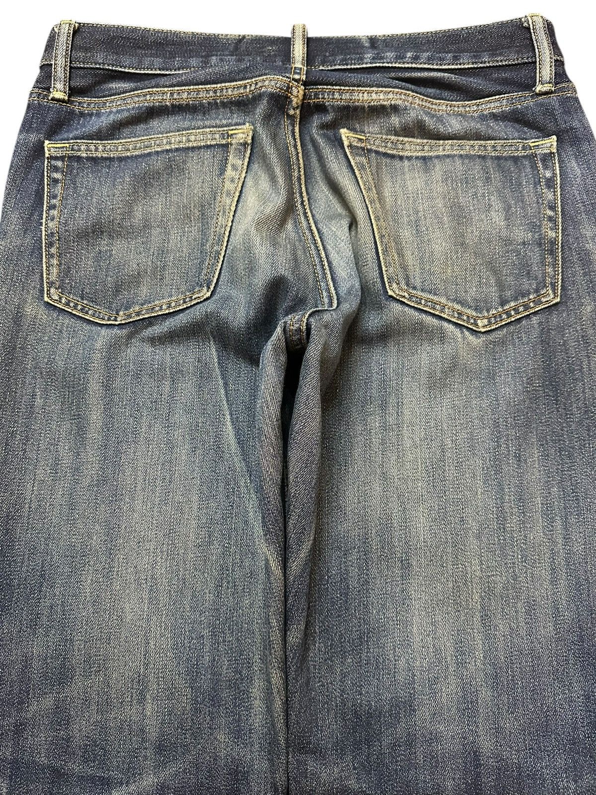 Uniqlo Vintage Japanese Uniqlo Mud Wash Faded Distress Style Jeans Size US 31 - 5 Thumbnail