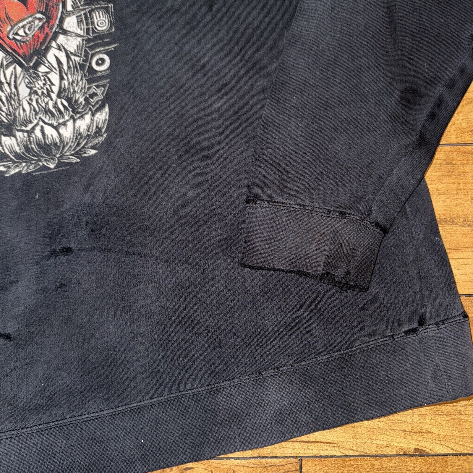 Vintage Vintage Incubus Hoodie Black XL 22x25 Distressed Size US XL / EU 56 / 4 - 9 Thumbnail