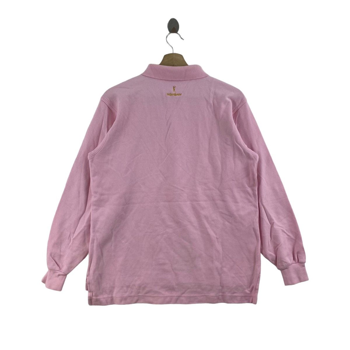 Yves Saint Laurent YVES SAINT LAURENT Pour Homme Ysl Pink Button Up Collar Size US M / EU 48-50 / 2 - 3 Thumbnail