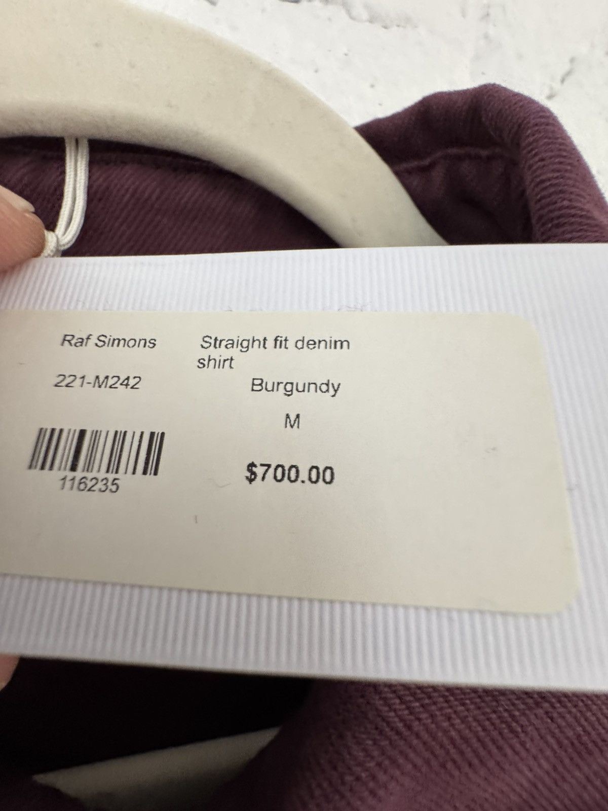Raf Simons Raf Simons Straight Fit Denim Shirt Size US M / EU 48-50 / 2 - 5 Thumbnail