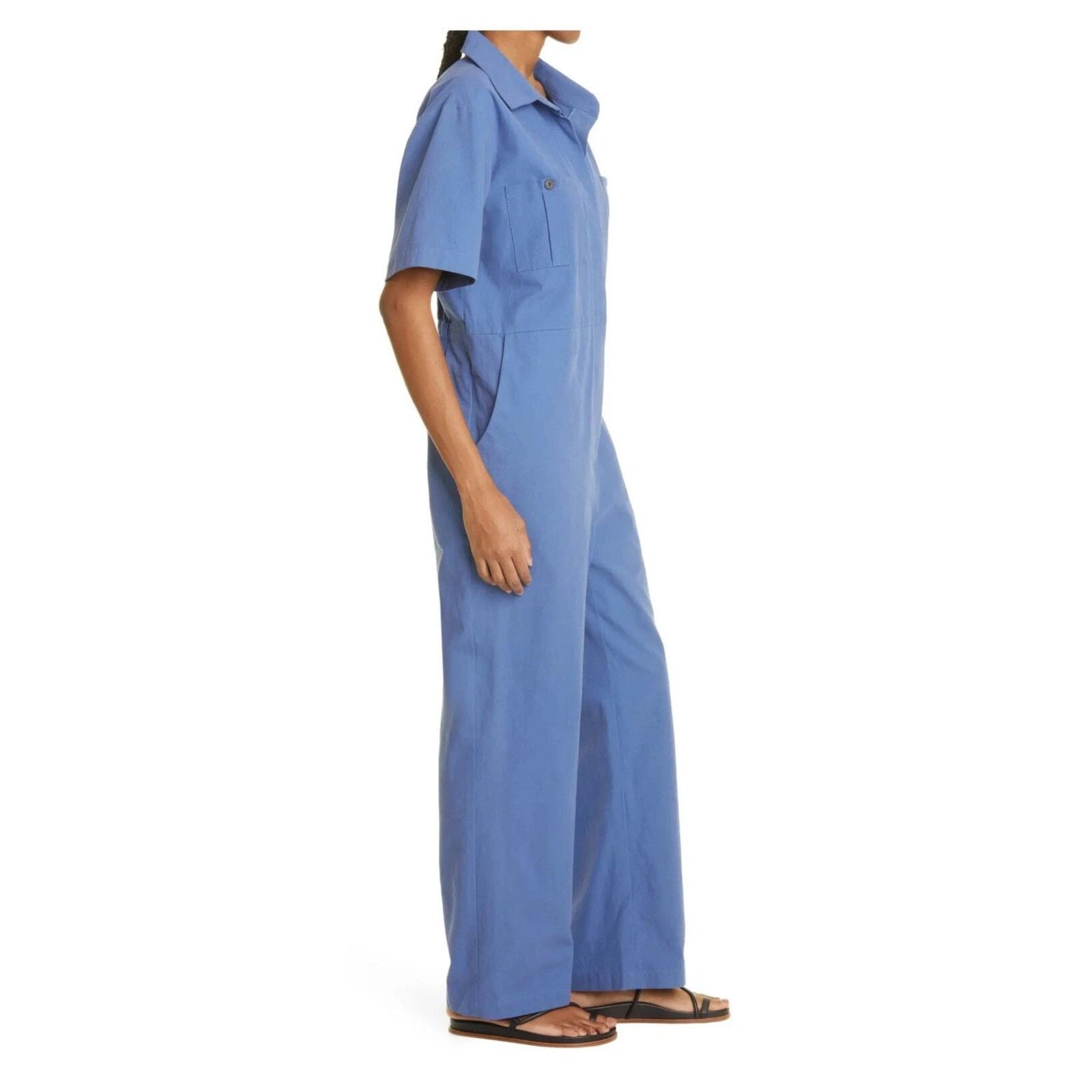 Mara Hoffman Mara Hoffman Kailyn Recycled Cotton Utility Jumpsuit Medium Size 30" / US 8 / IT 44 - 4 Thumbnail