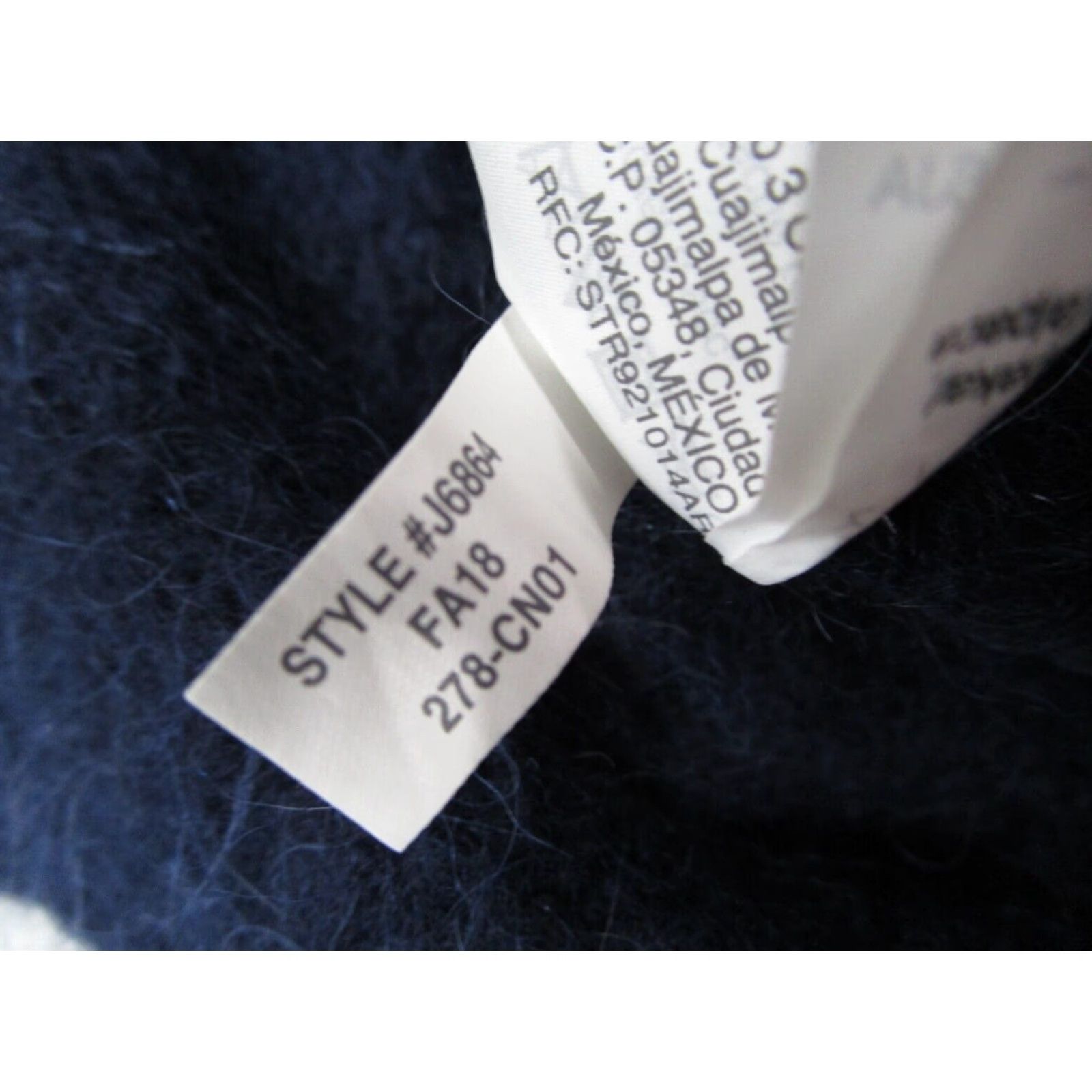 J.Crew J.CREW Point Sur Women's Blue Alpaca Merino Blend Crew Neck Pullover Sweater XS Size XS / US 0-2 / IT 36-38 - 5 Thumbnail