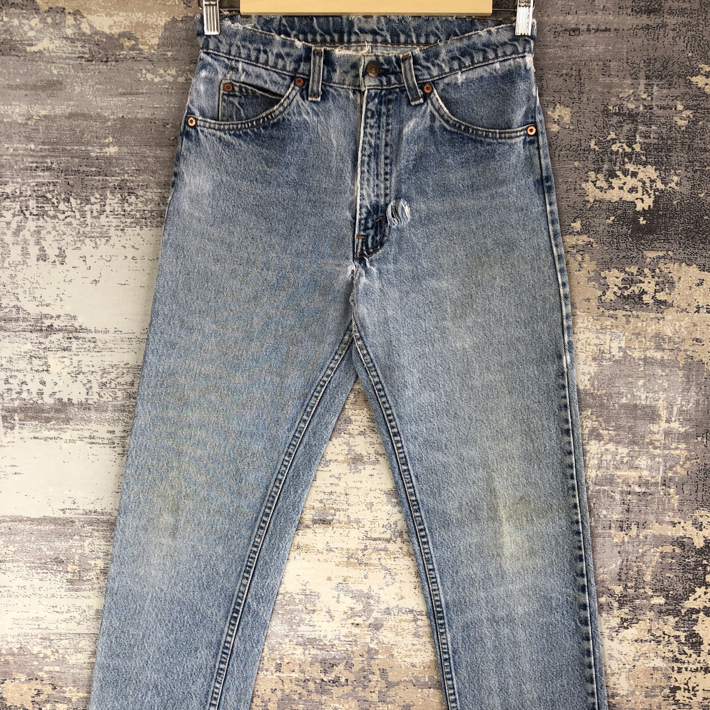 Levi's Vintage Levis Light Wash Jeans Levi's 515 Orange Tab Denim Size US 28 / EU 44 - 4 Thumbnail