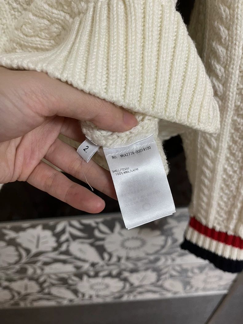 Thom Browne Thom browne White wool sweater 2504-Nextarrow Size US M / EU 48-50 / 2 - 4 Thumbnail